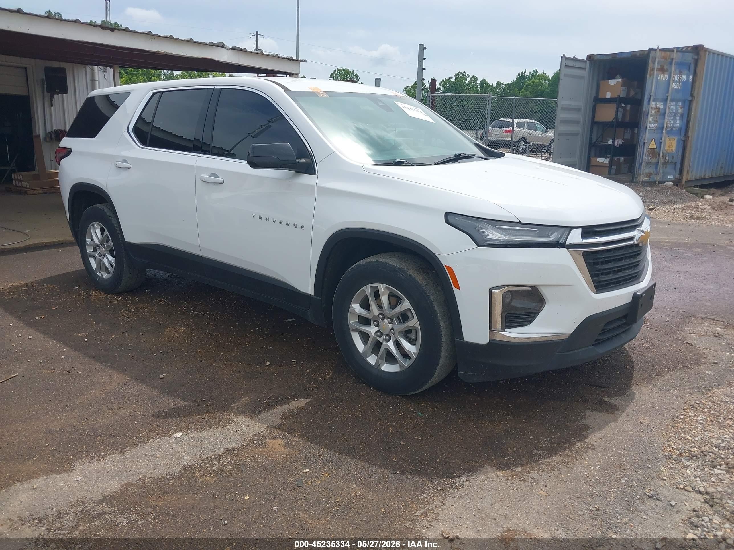 2022 Chevrolet Traverse LS, VIN 1GNERFKW9NJ103247 — Normal wear