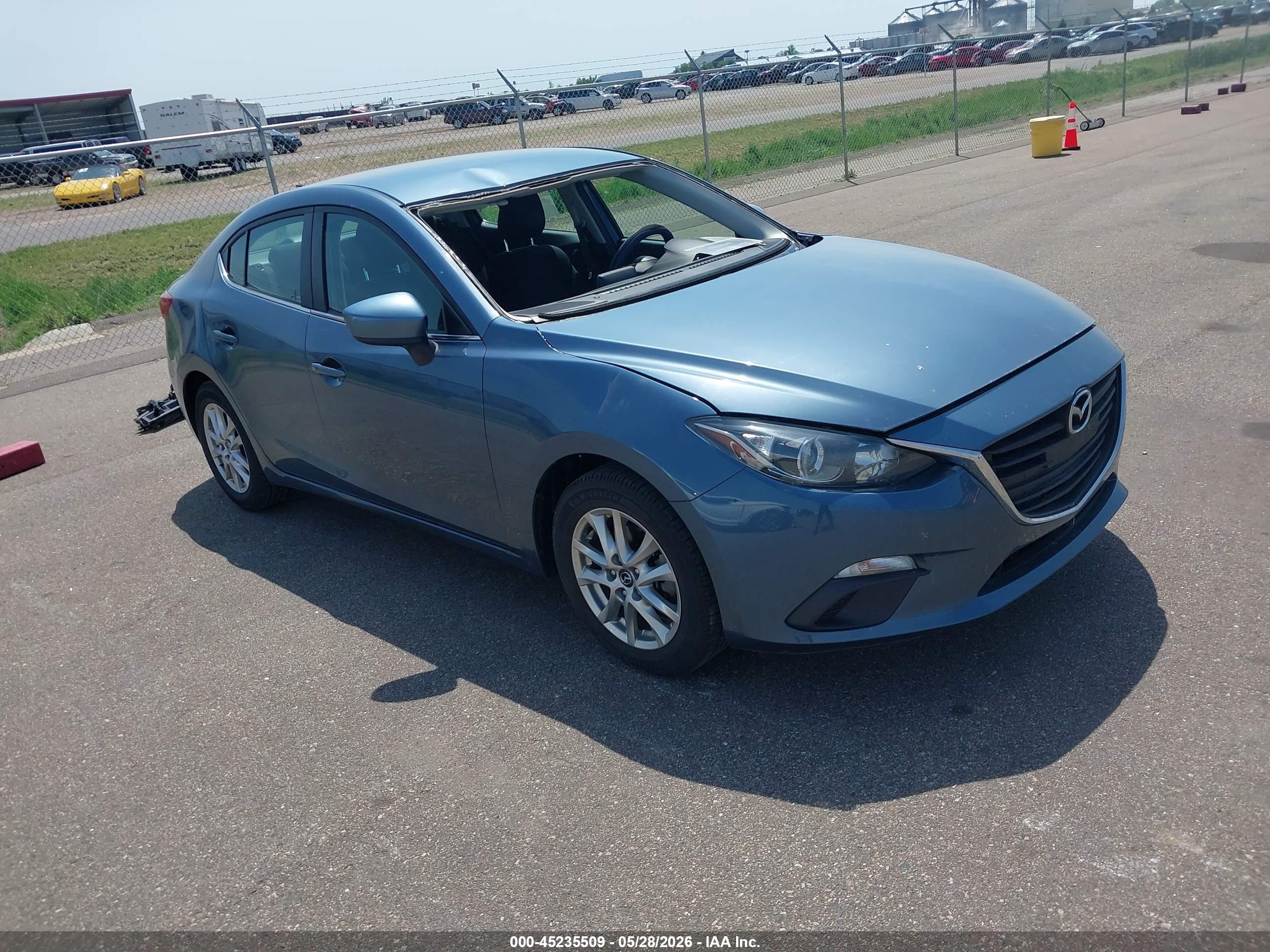 2014 Mazda 3 i Touring, VIN 3MZBM1V76EM102316 — Roof