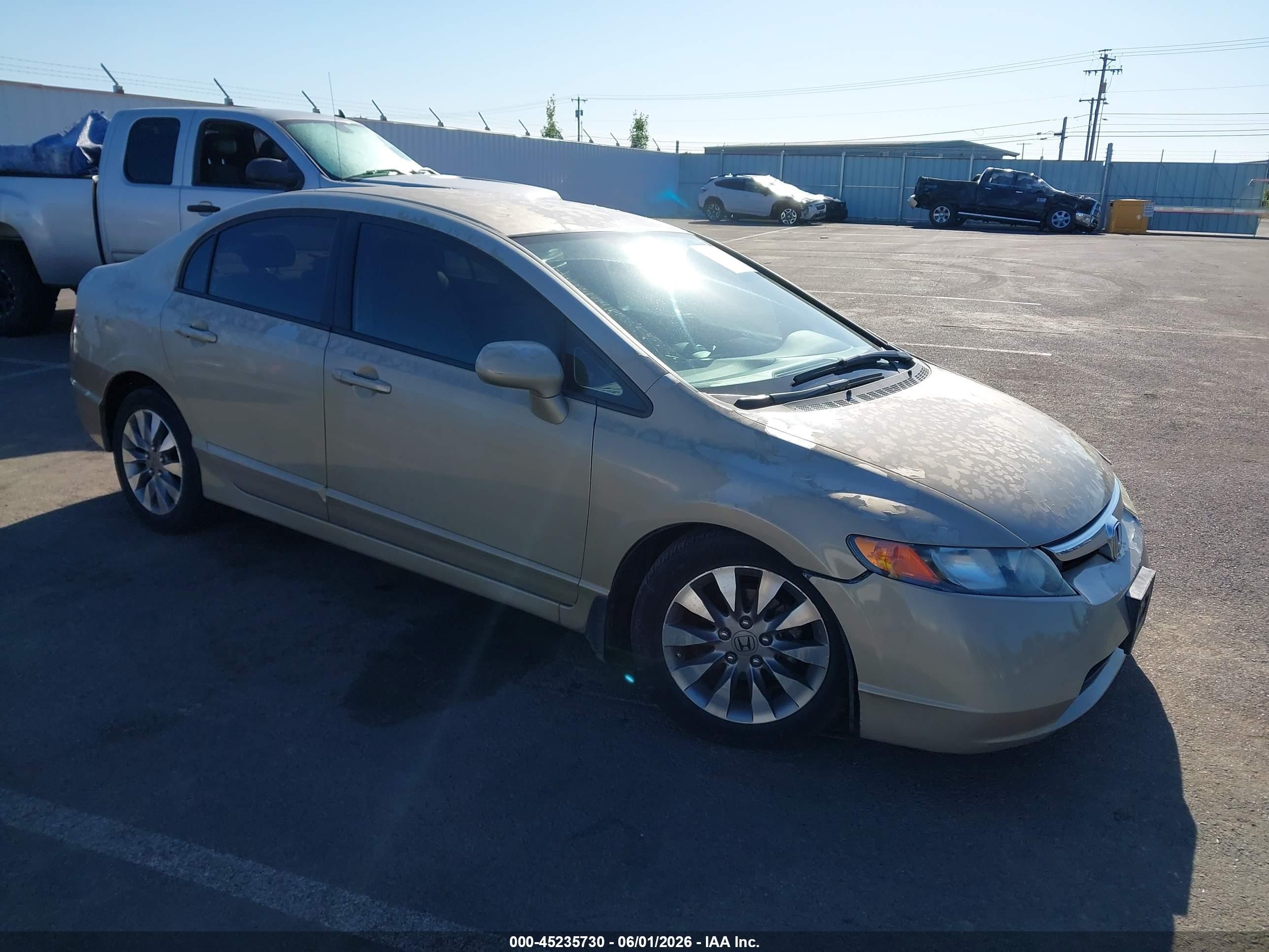 2007 Honda Civic LX, VIN 1HGFA16597L129607 — Front end