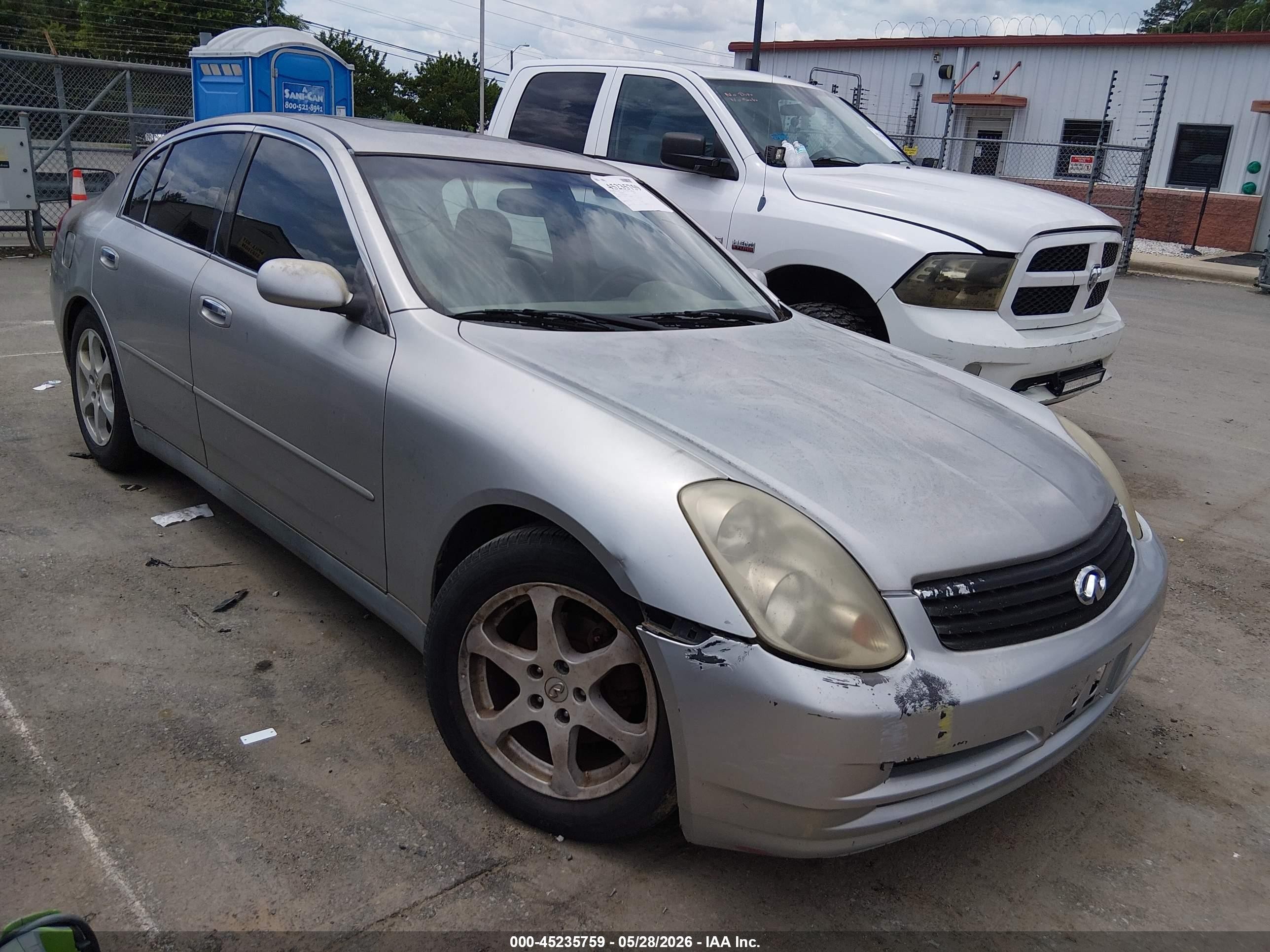 2003 Infiniti G35, VIN JNKCV51E33M006344 — Normal wear