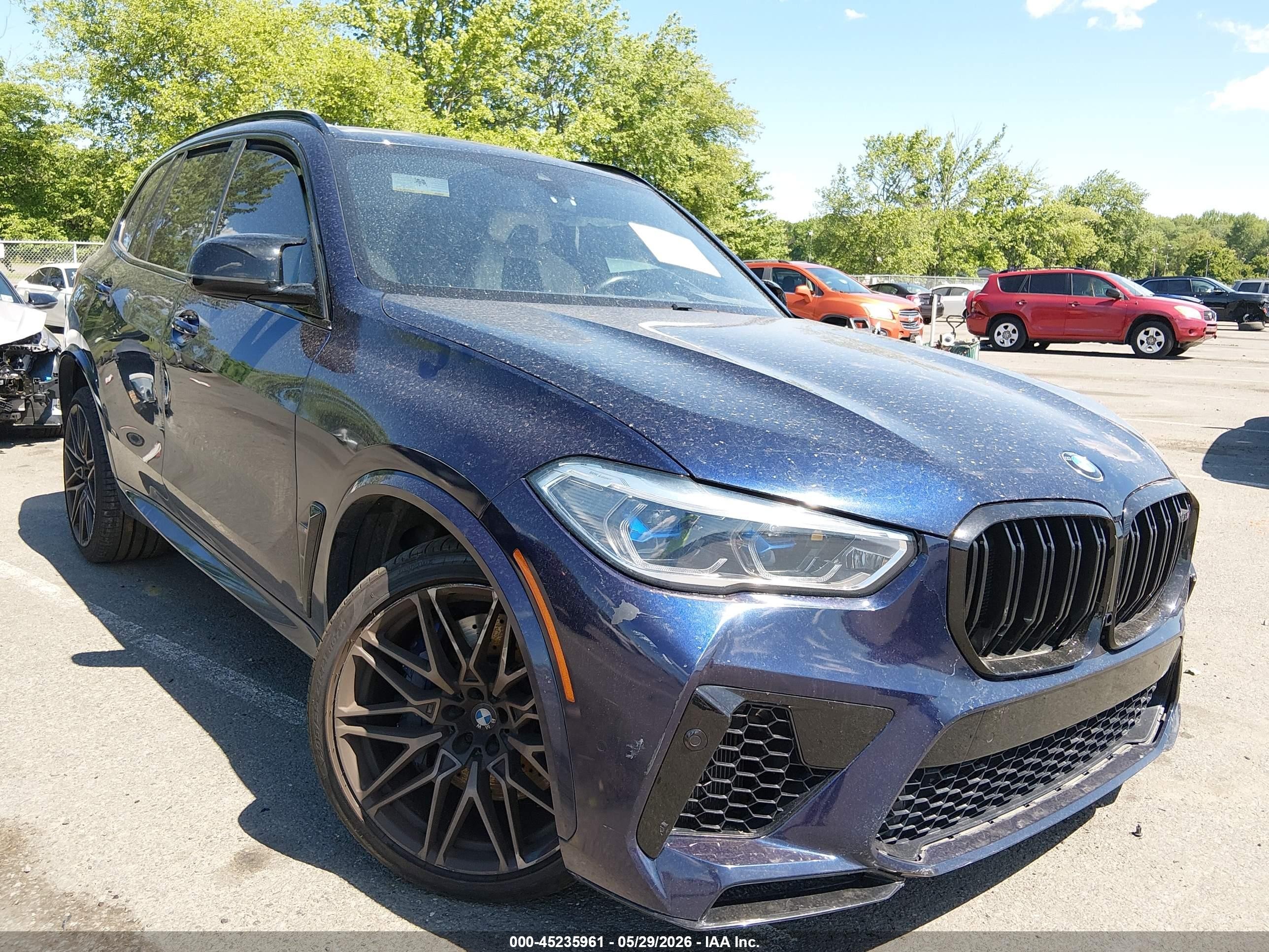2020 BMW X5 M Competition, VIN 5YMJU0C09L9D07407 — Side