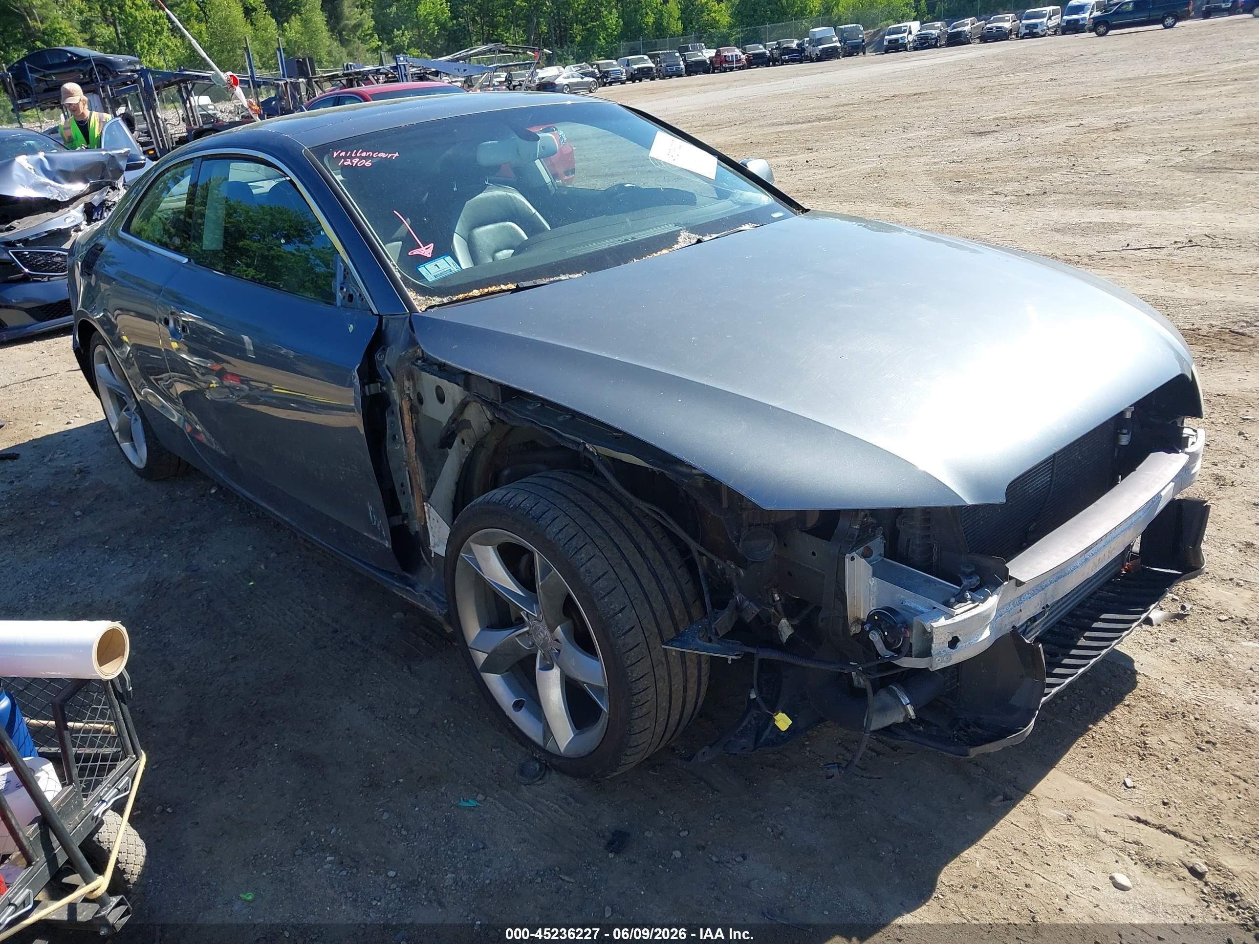 2012 Audi A5 Premium Plus, VIN WAURFAFR9CA004786 — Front end