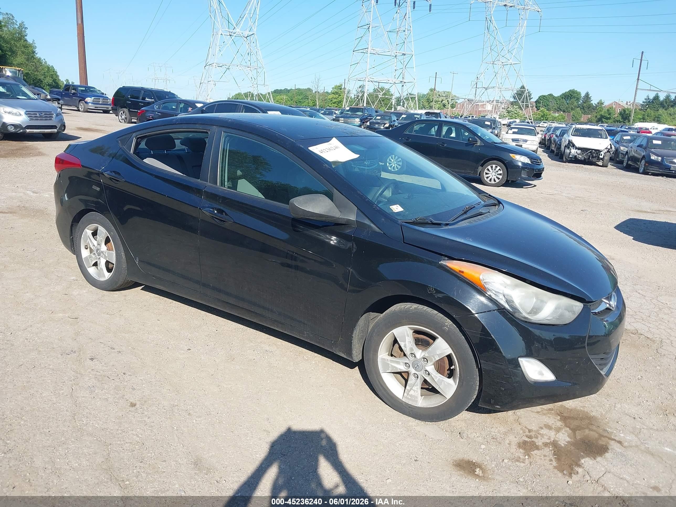 2012 Hyundai Elantra Limited, VIN KMHDH4AE6CU277837 — Not stated