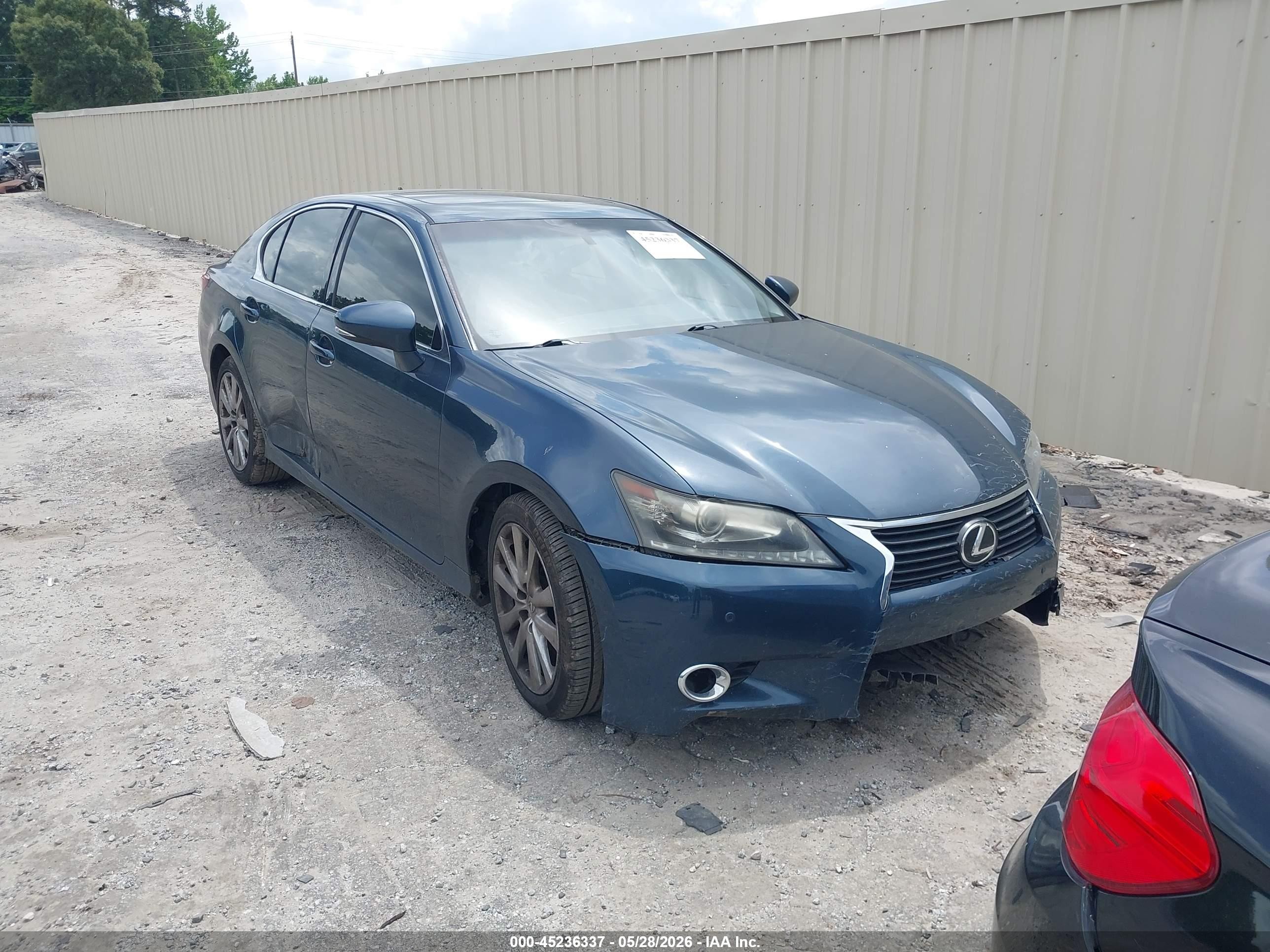 2013 Lexus GS 350, VIN JTHBE1BL4D5026552 — Перед