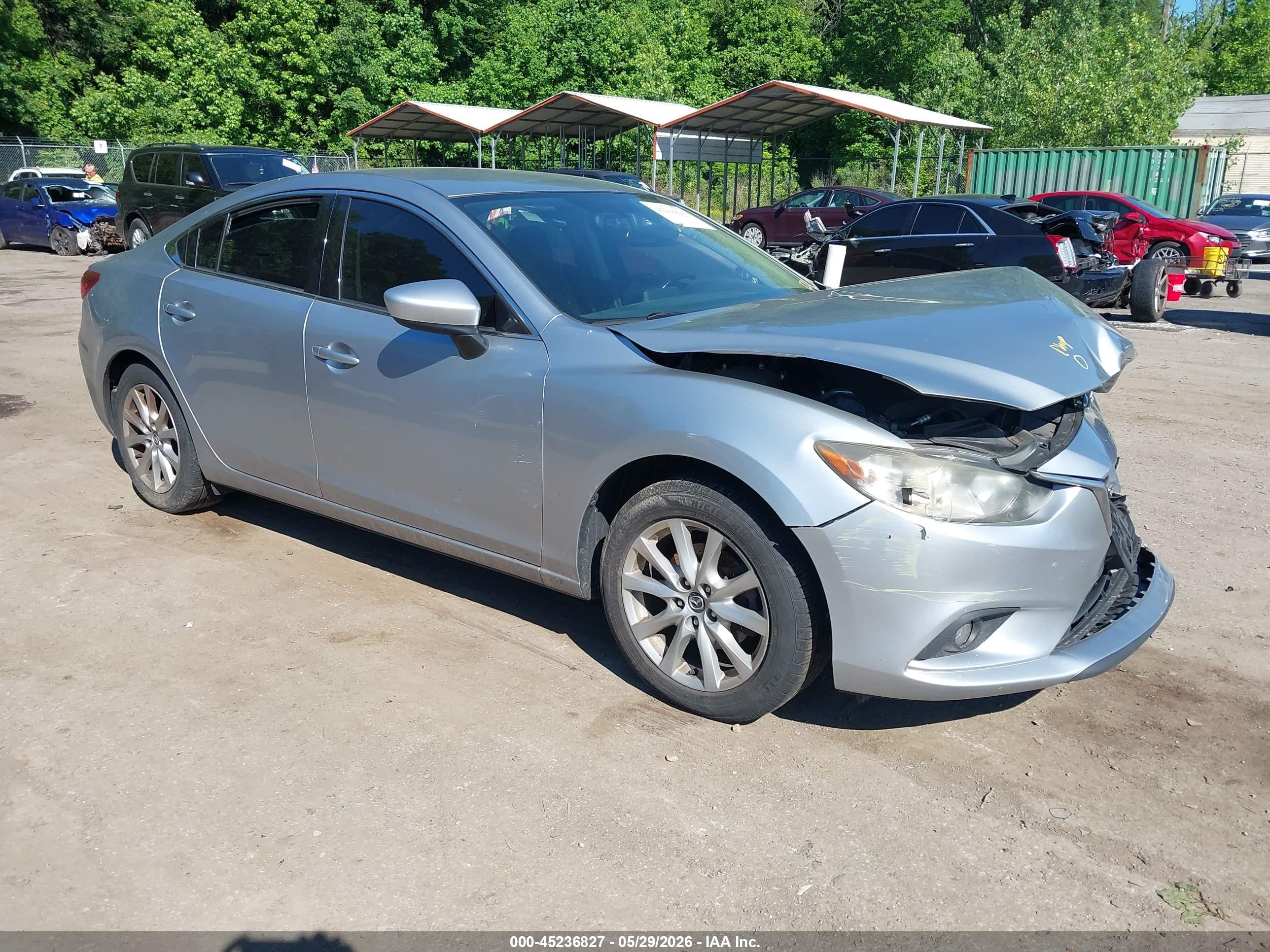2016 Mazda 6 i Sport, VIN JM1GJ1U56G1449162 — Перед