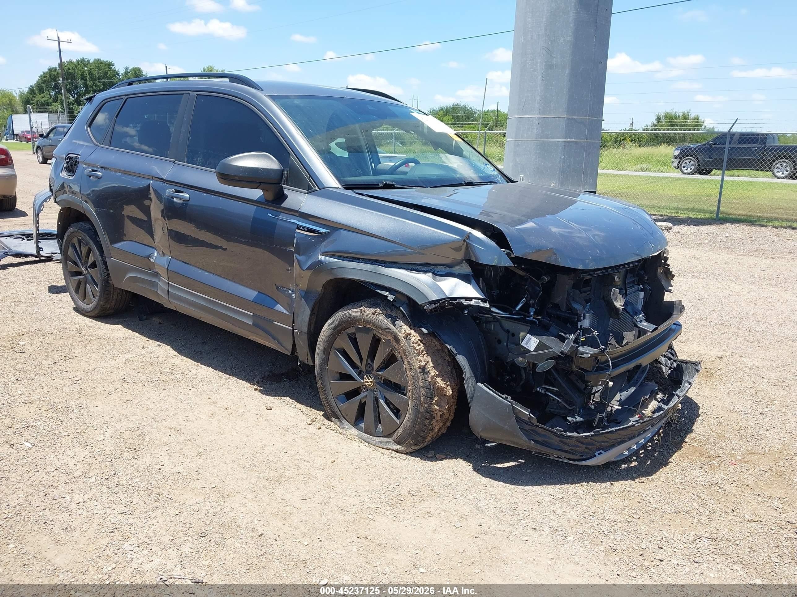 2023 Volkswagen Taos S, VIN 3VVDX7B24PM341818 — Rollover