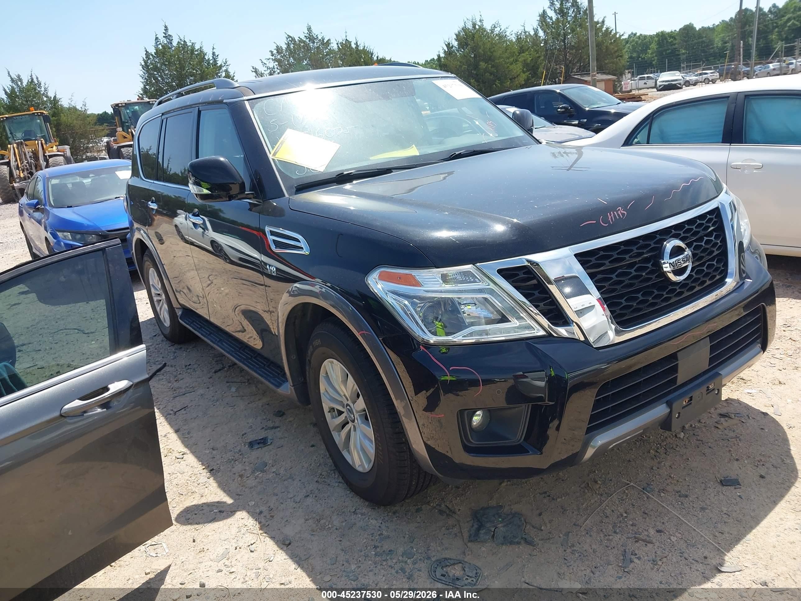 2020 Nissan Armada SL, VIN JN8AY2NC3LX516025 — Бок