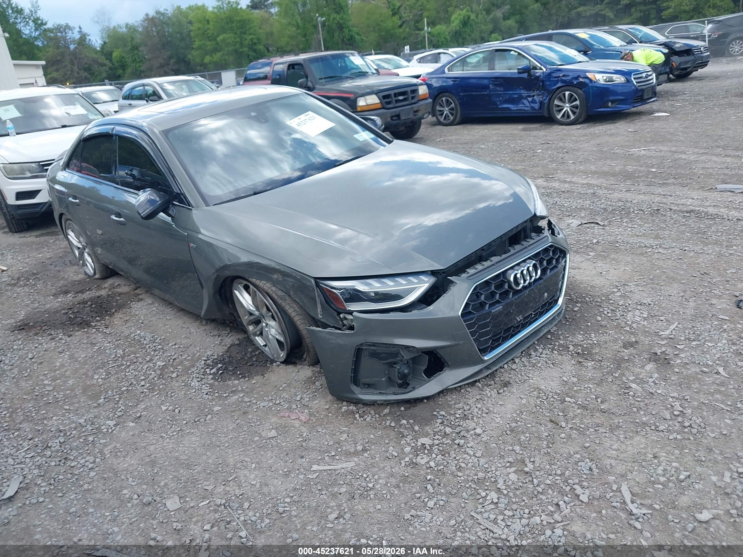 2023 Audi A4 S line Premium Plus, VIN WAUEAAF43PN009451 — Side