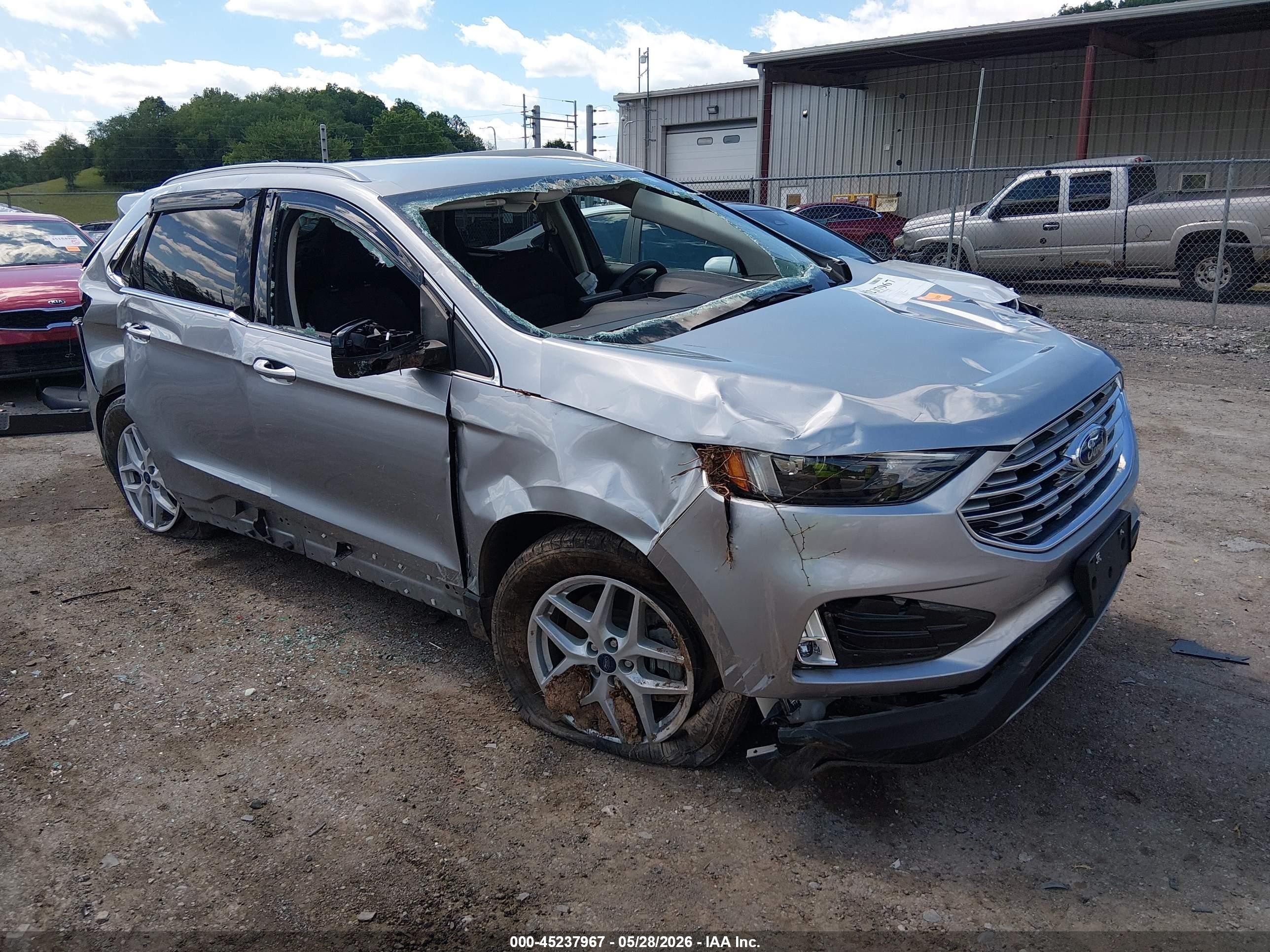 2022 Ford Edge SEL, VIN 2FMPK4J90NBA88112 — Rollover