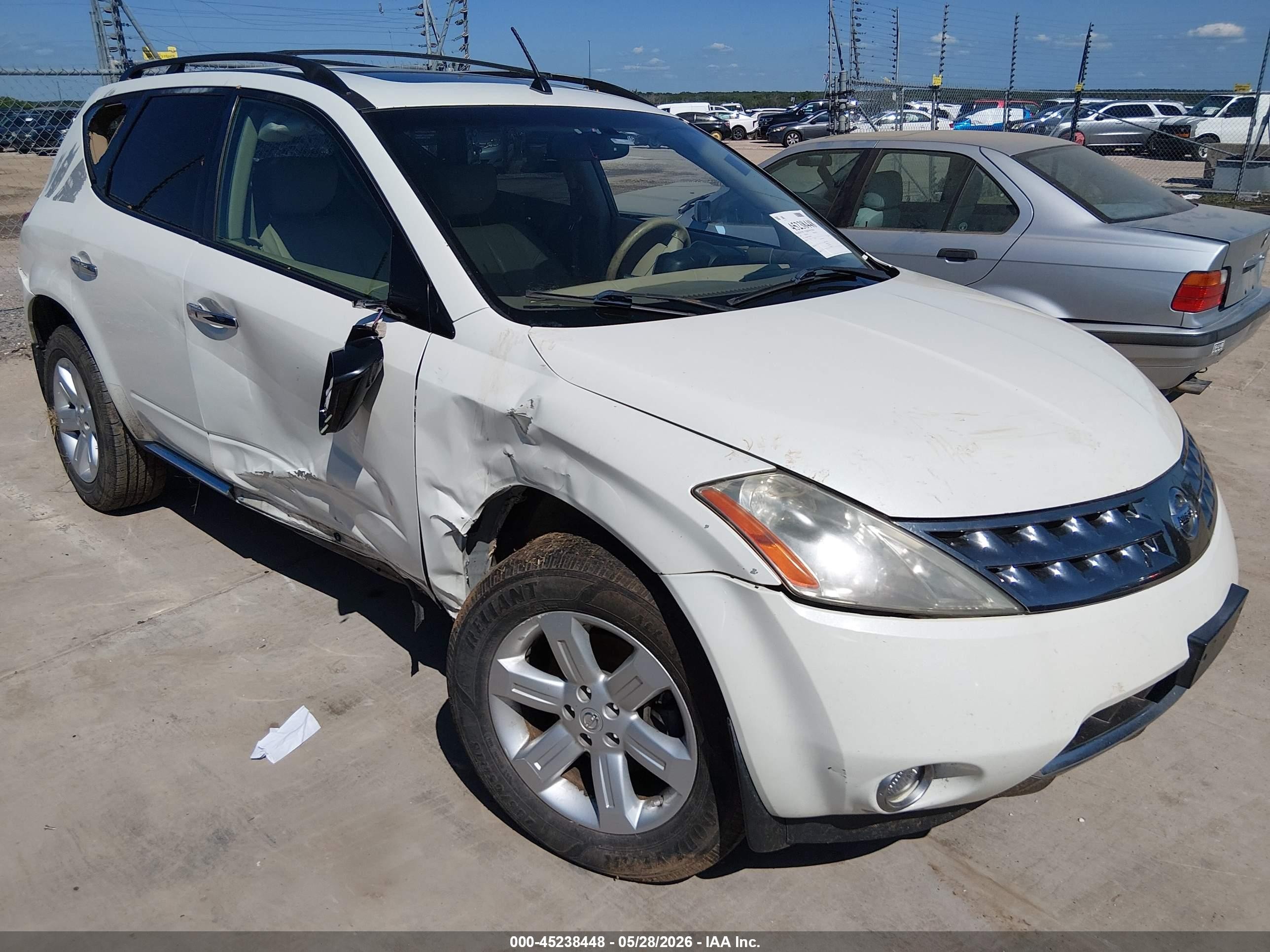 2007 Nissan Murano SL, VIN JN8AZ08WX7W648377 — Side