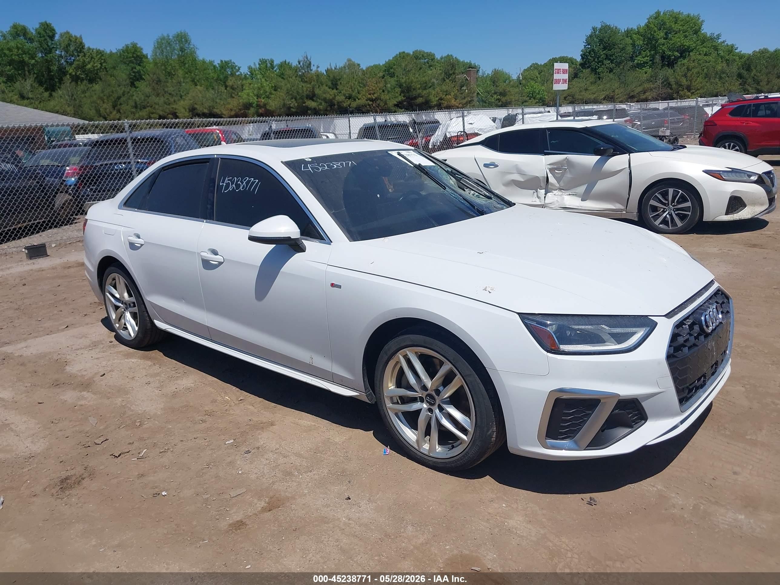 2020 Audi A4 Premium, VIN WAUDNAF47LA050621 — Front end