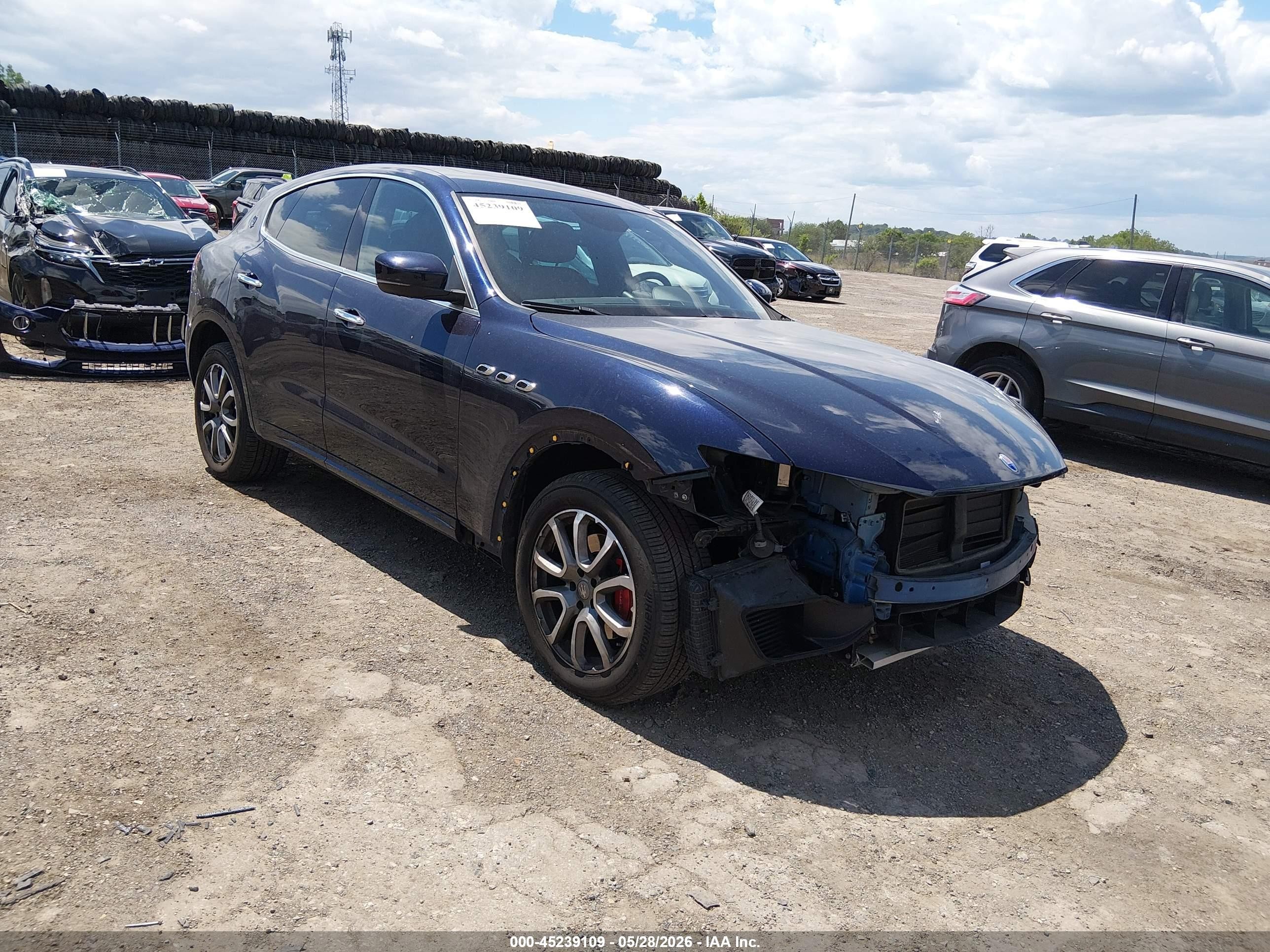 2019 Maserati Levante, VIN ZN661XUA4KX322653 — Front end