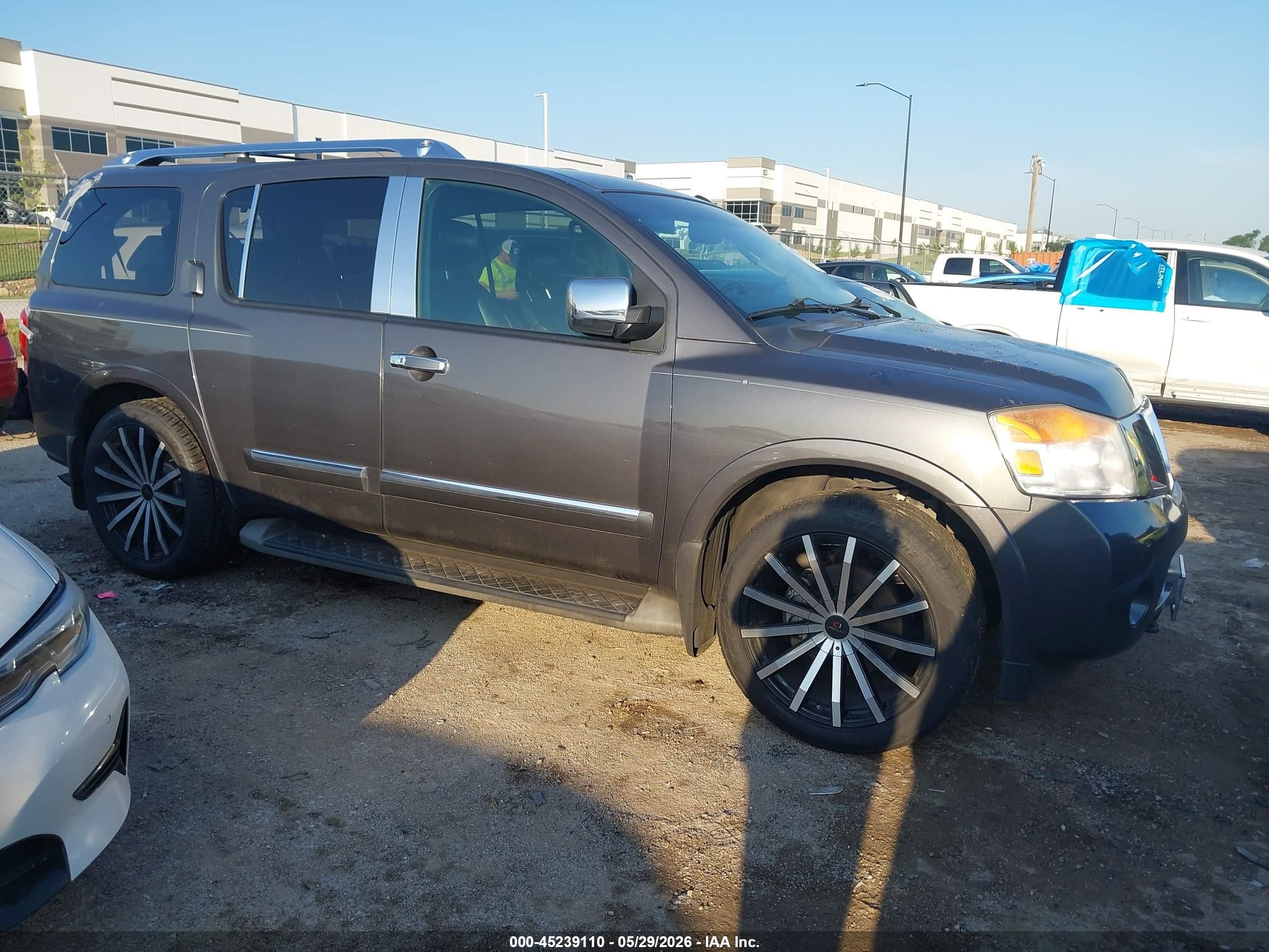 2011 Nissan Armada SL, VIN 5N1BA0ND8BN616175 — Rear end