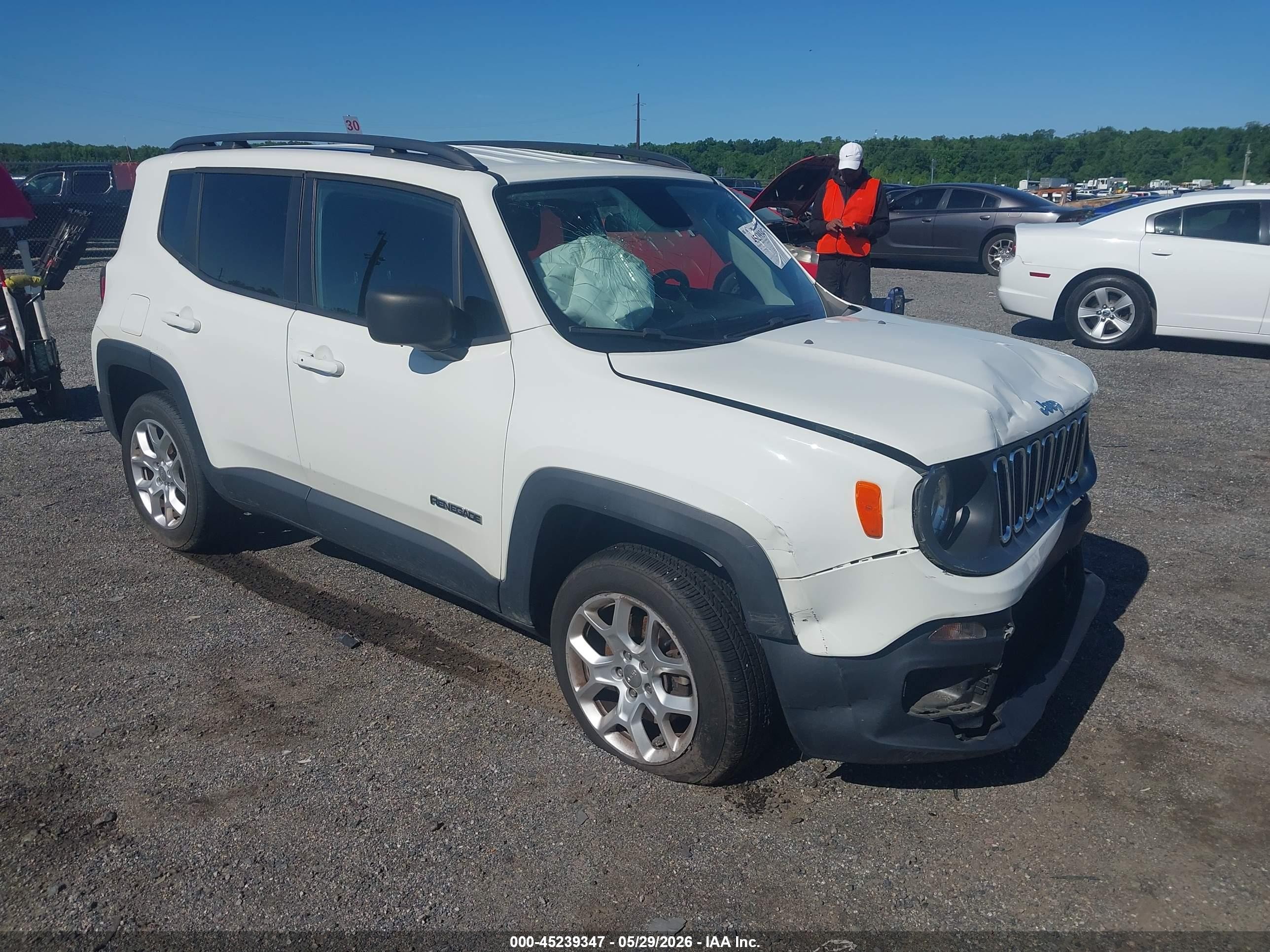 2018 Jeep Renegade Upland, VIN ZACCJBAB4JPJ49994 — Front end