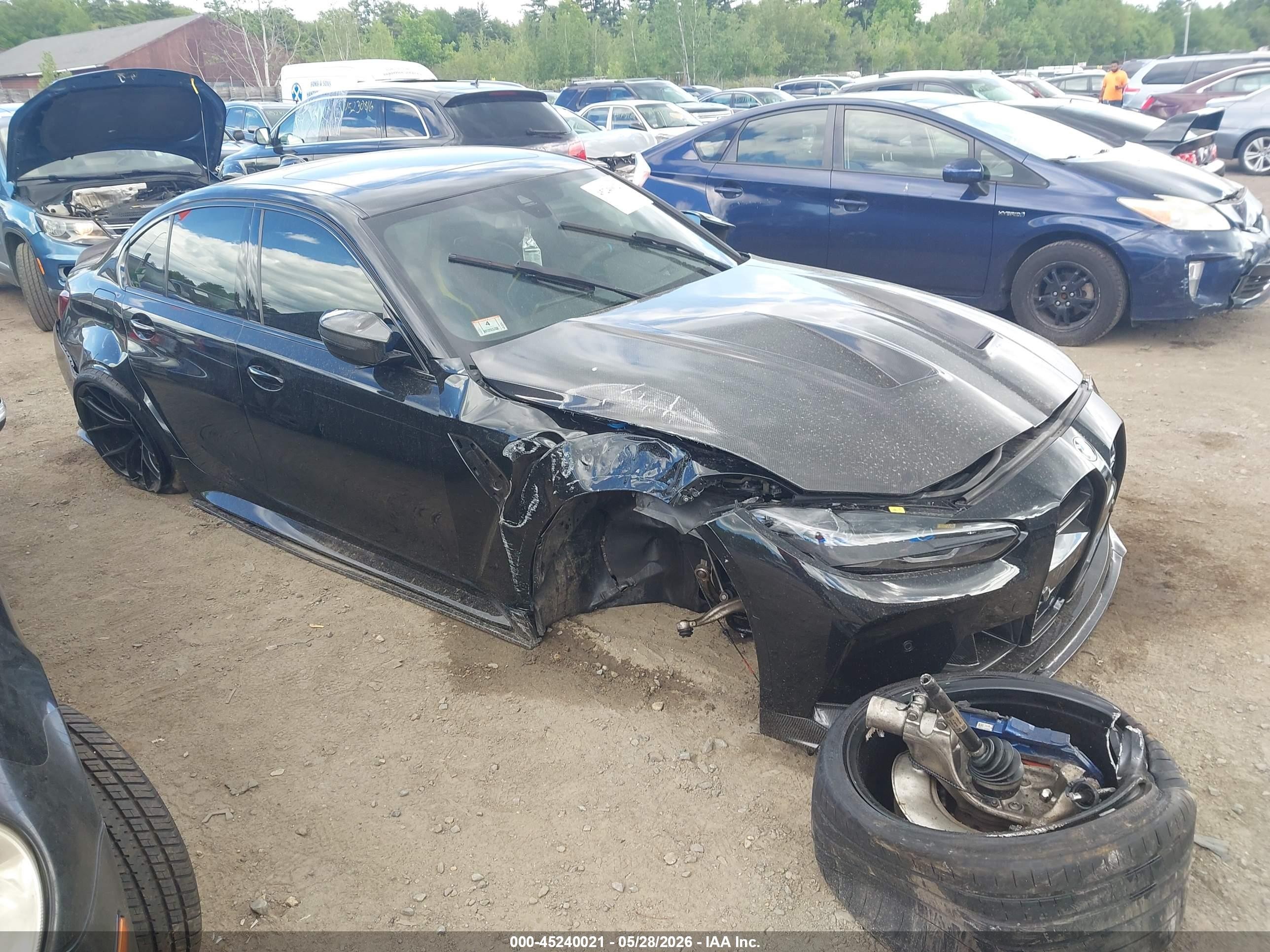 2022 BMW M3 Competition xDrive, VIN WBS43AY02NFM50250 — Side