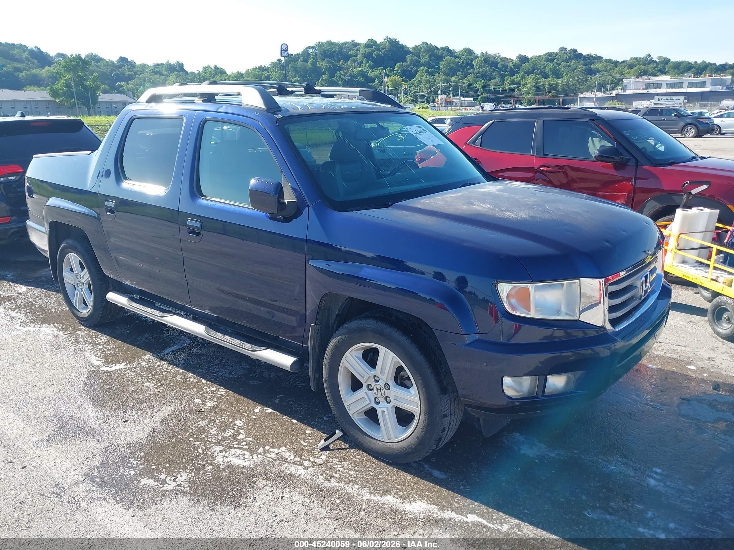 2014 Honda Ridgeline RTL, VIN 5FPYK1F51EB001955 — Hail