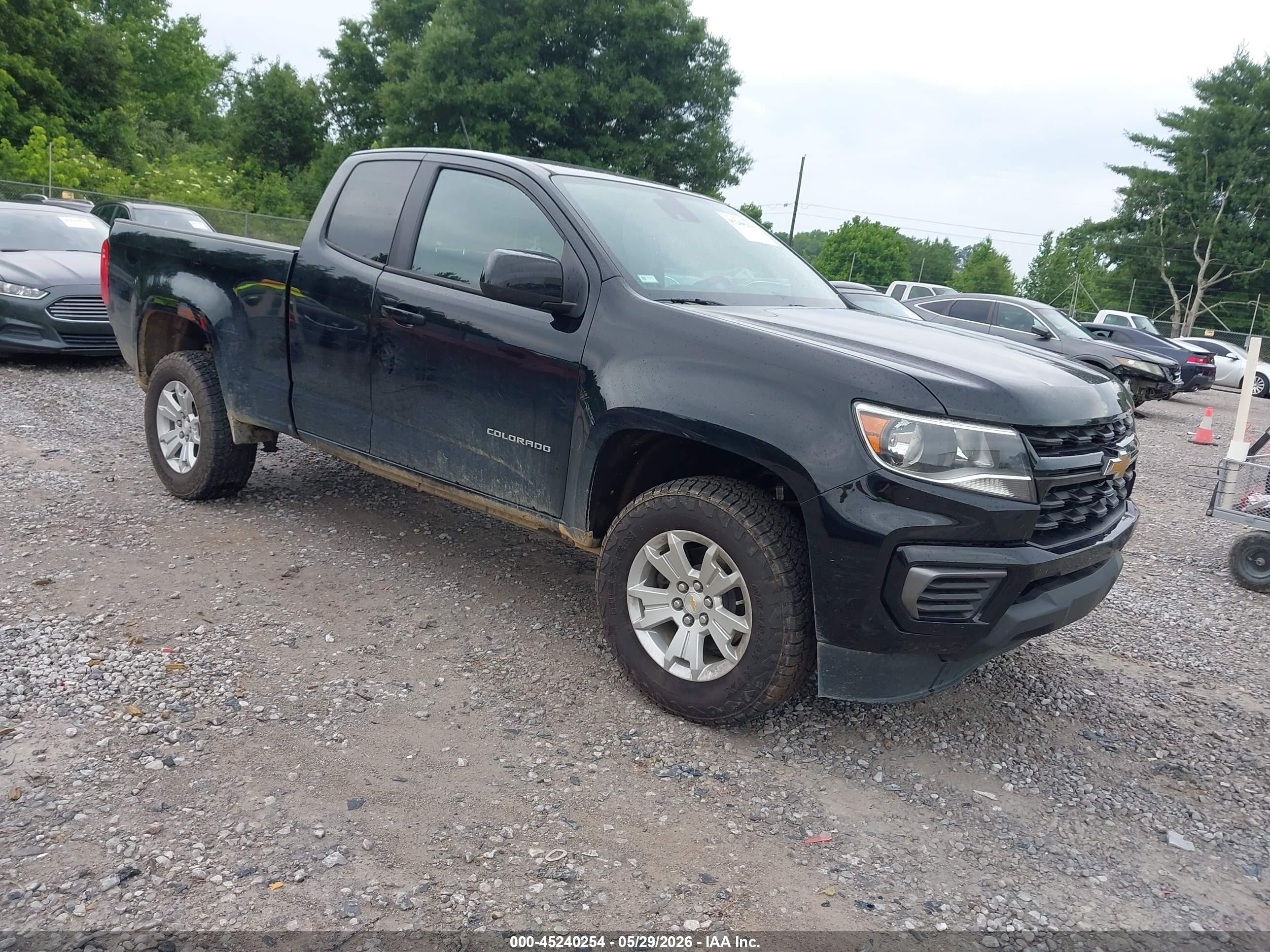 2022 Chevrolet Colorado 2WD LT, VIN 1GCHSCEA0N1150837 — Rear end