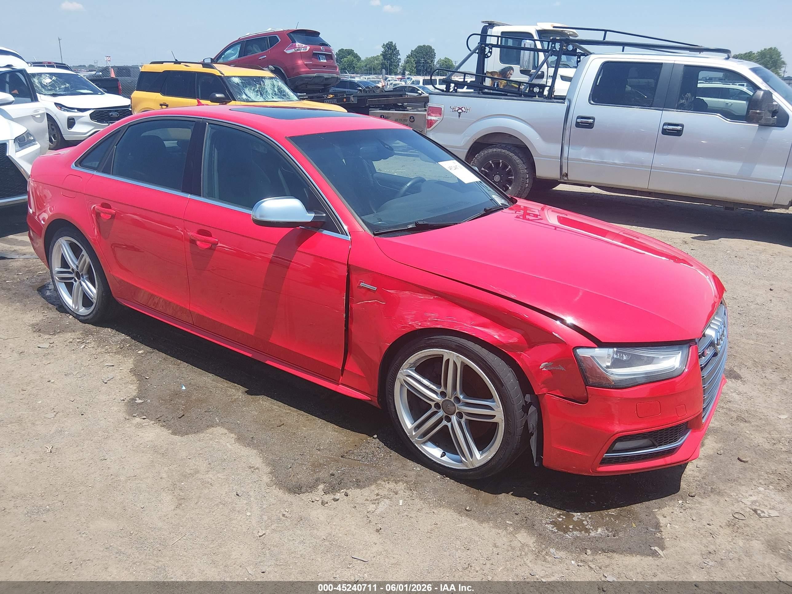 2014 Audi S4 Prestige, VIN WAUKGAFL5EA098453 — All over