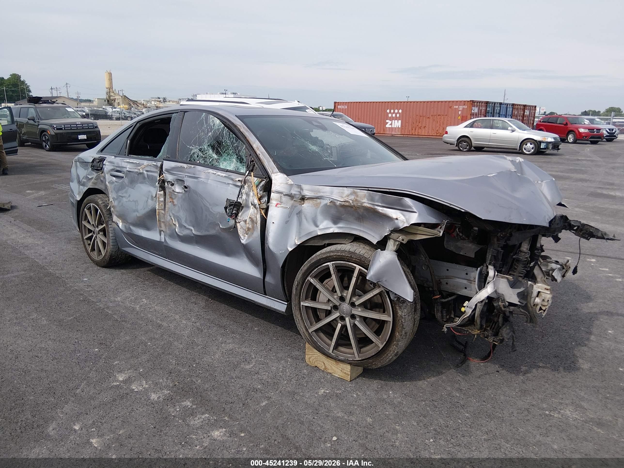 2016 Audi A6 Prestige, VIN WAUHGAFC9GN056373 — Front end