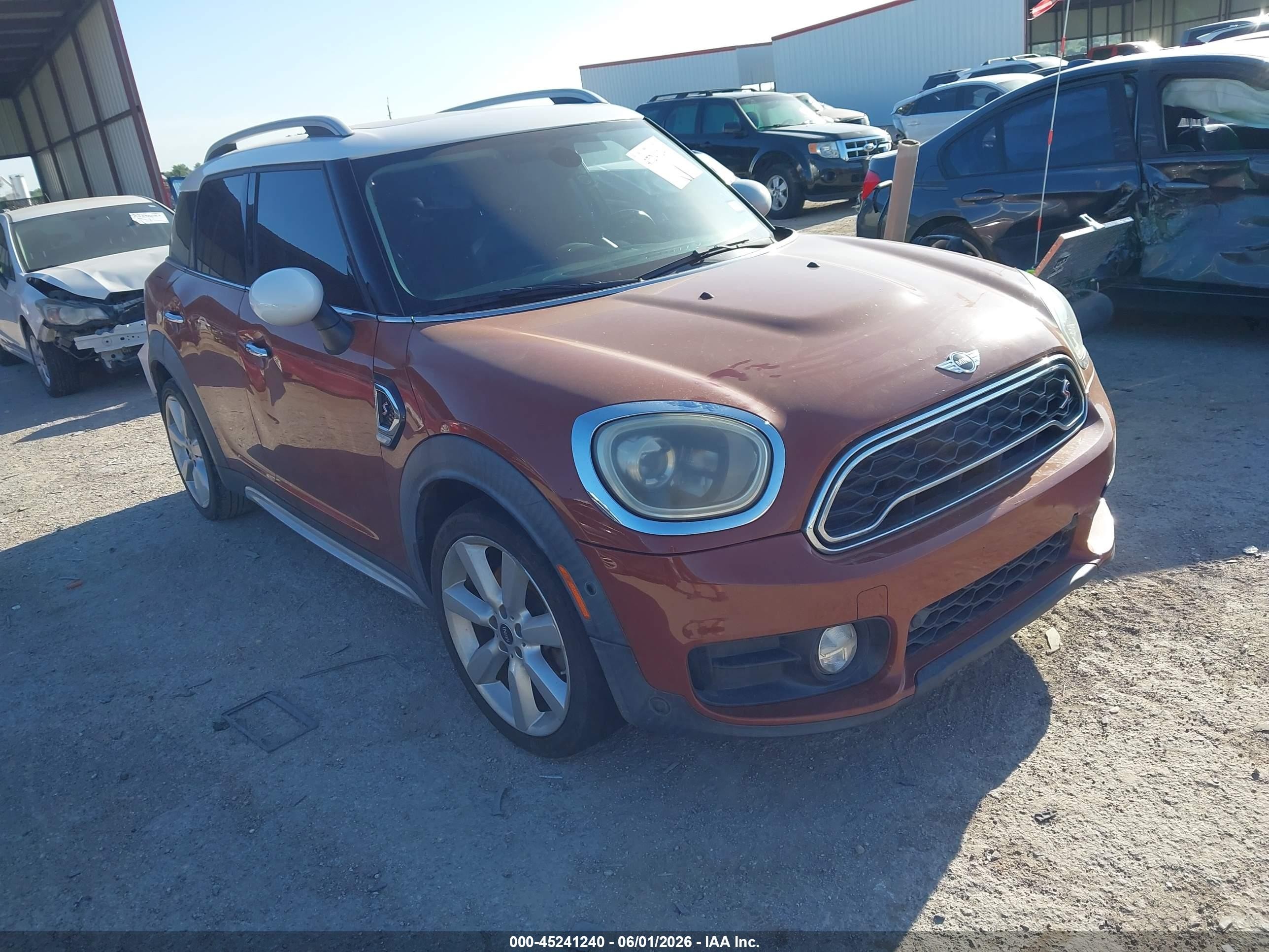 2018 MINI Countryman Cooper S, VIN WMZYT3C31J3D99666 — Water / flood