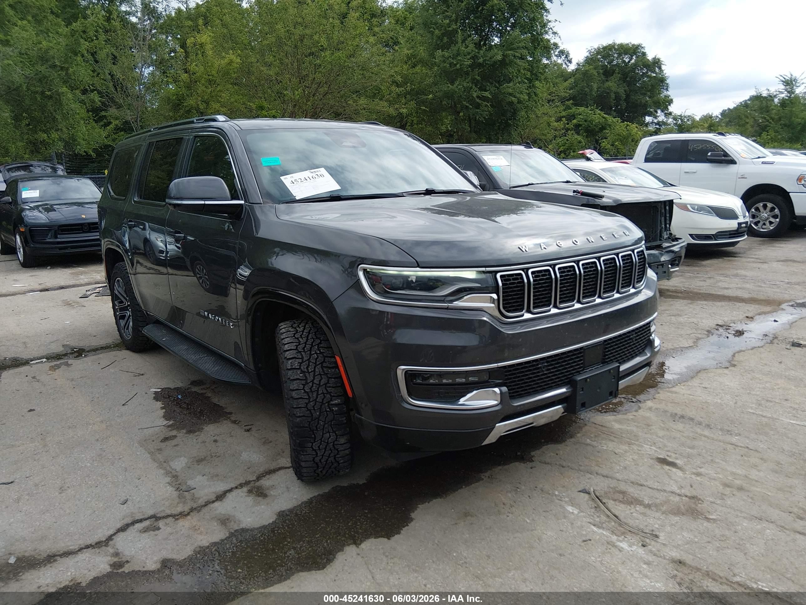 2022 Jeep Wagoneer Series III, VIN 1C4SJUDT1NS167867 — Hail