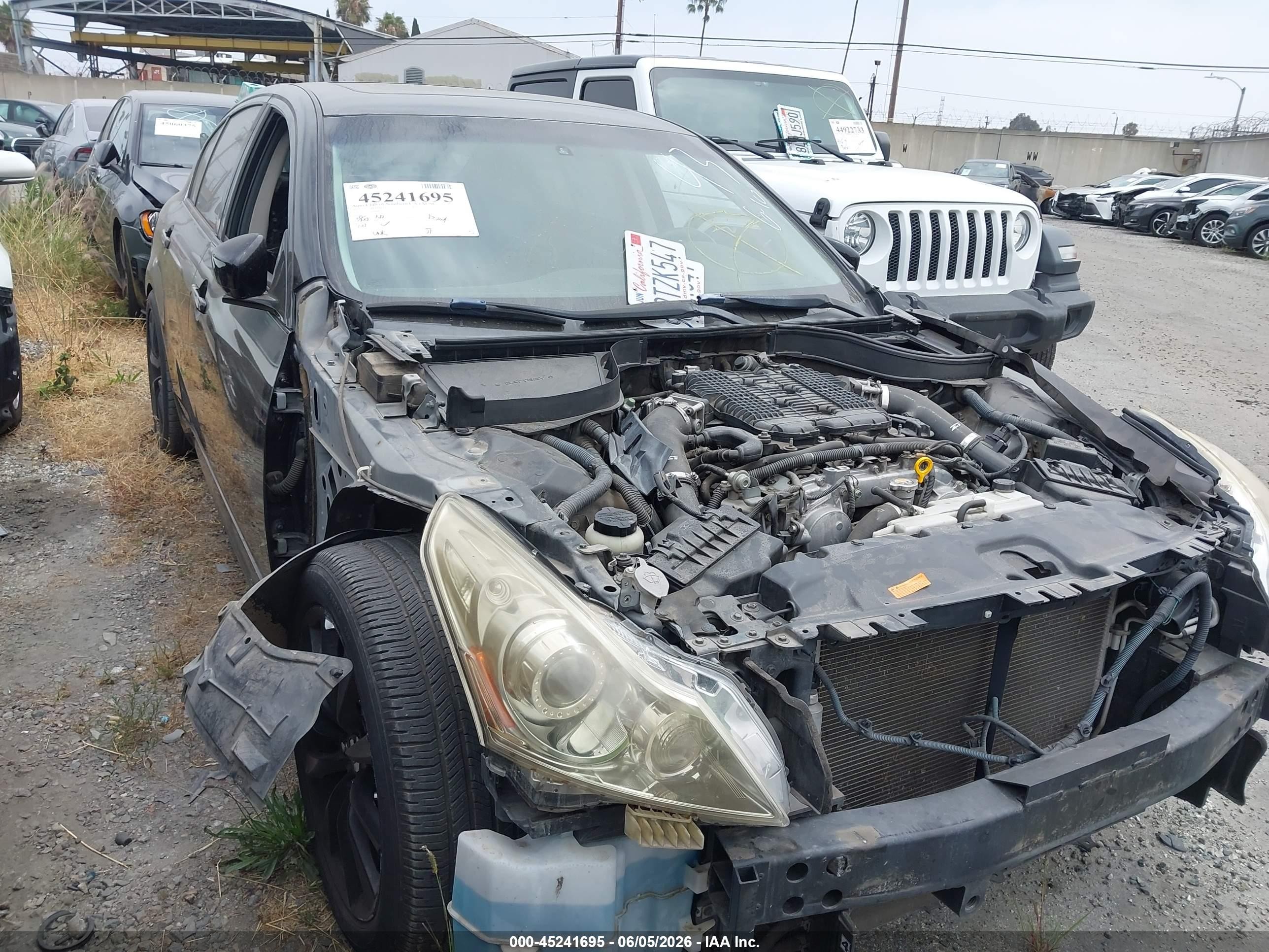 2011 Infiniti G37 Journey, VIN JN1CV6AP6BM304140 — Stripped