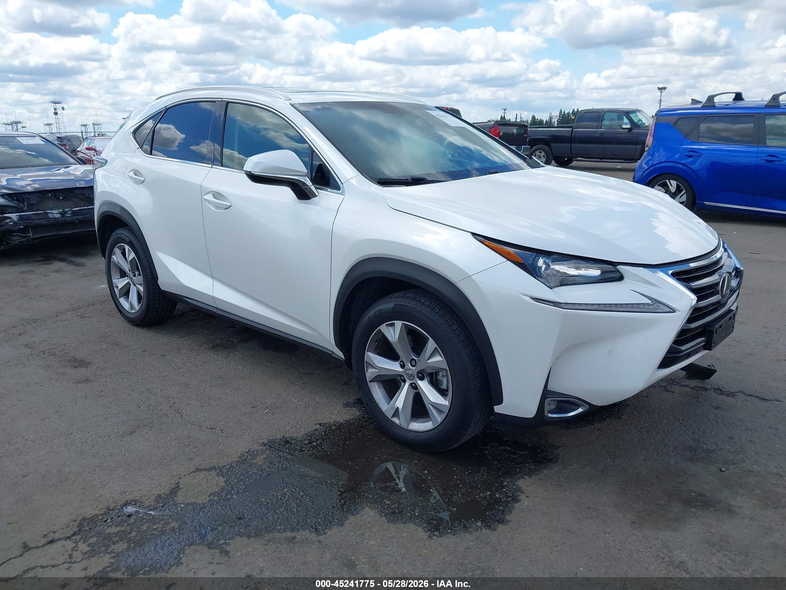 2017 Lexus NX 200t, VIN JTJYARBZ3H2060898 — Front end