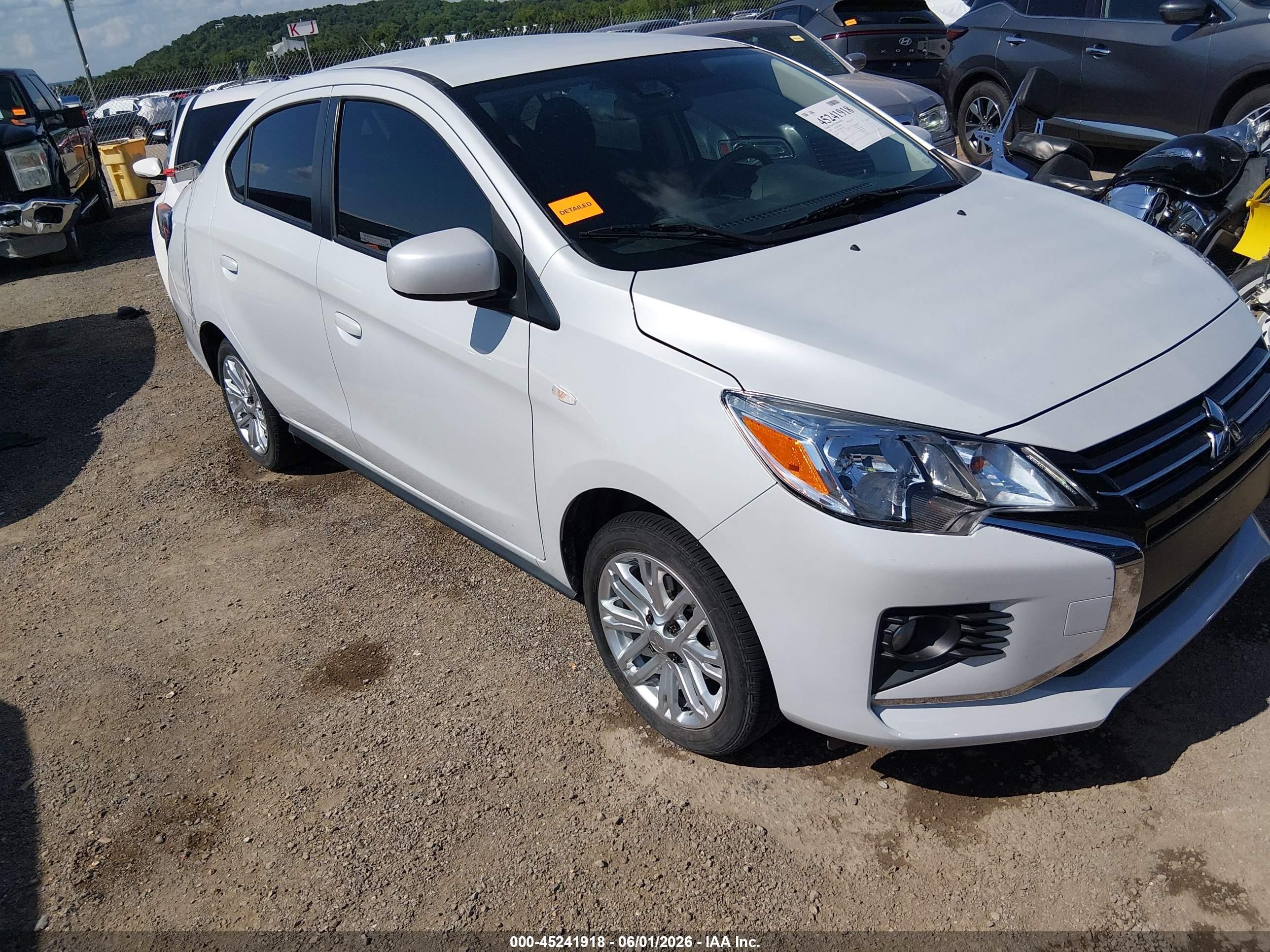 2024 Mitsubishi Mirage ES, VIN ML32FUFJ1RHF04480 — Hail
