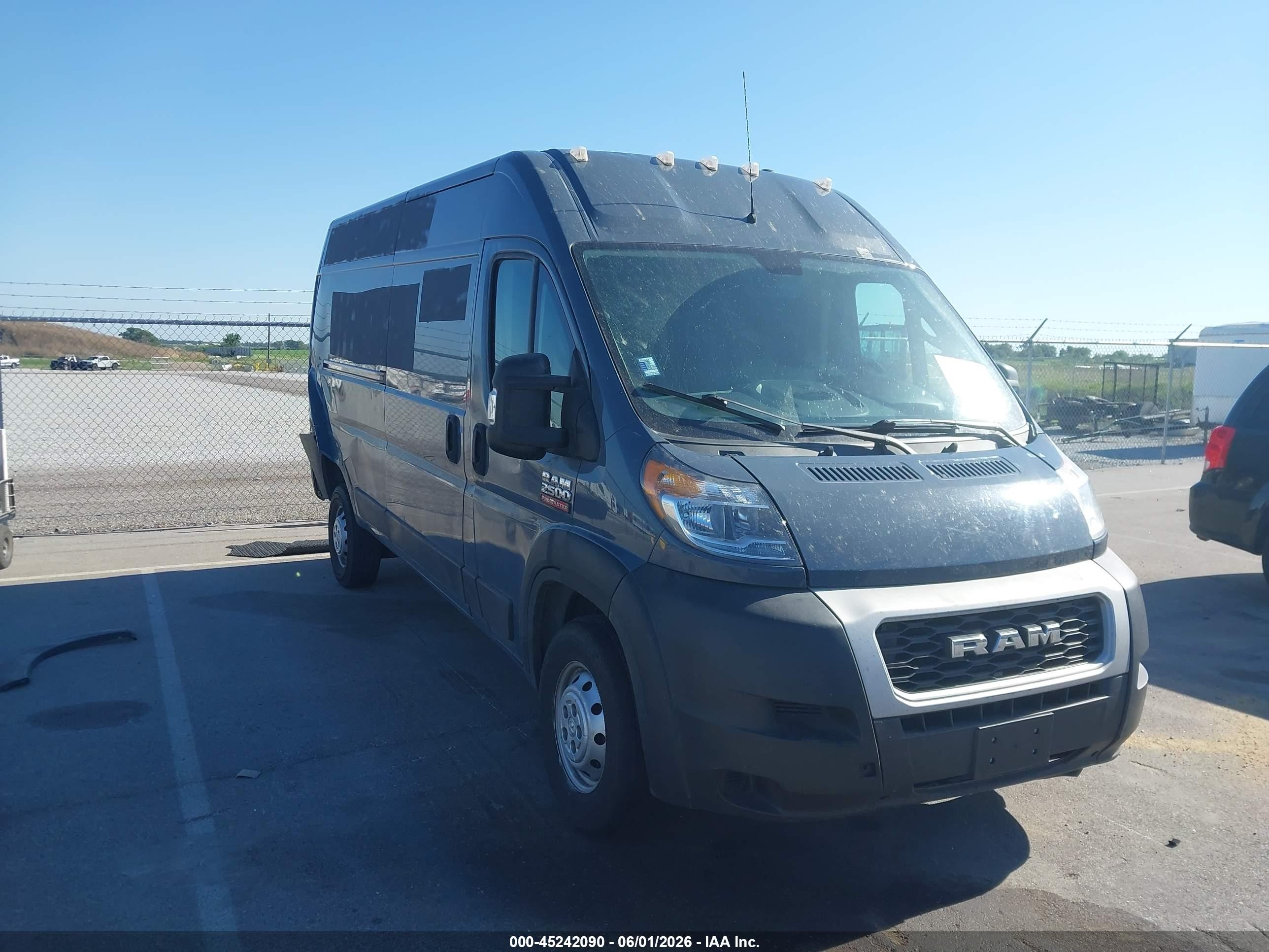 2019 Ram ProMaster Cargo, VIN 3C6TRVDG8KE520603 — Rear end