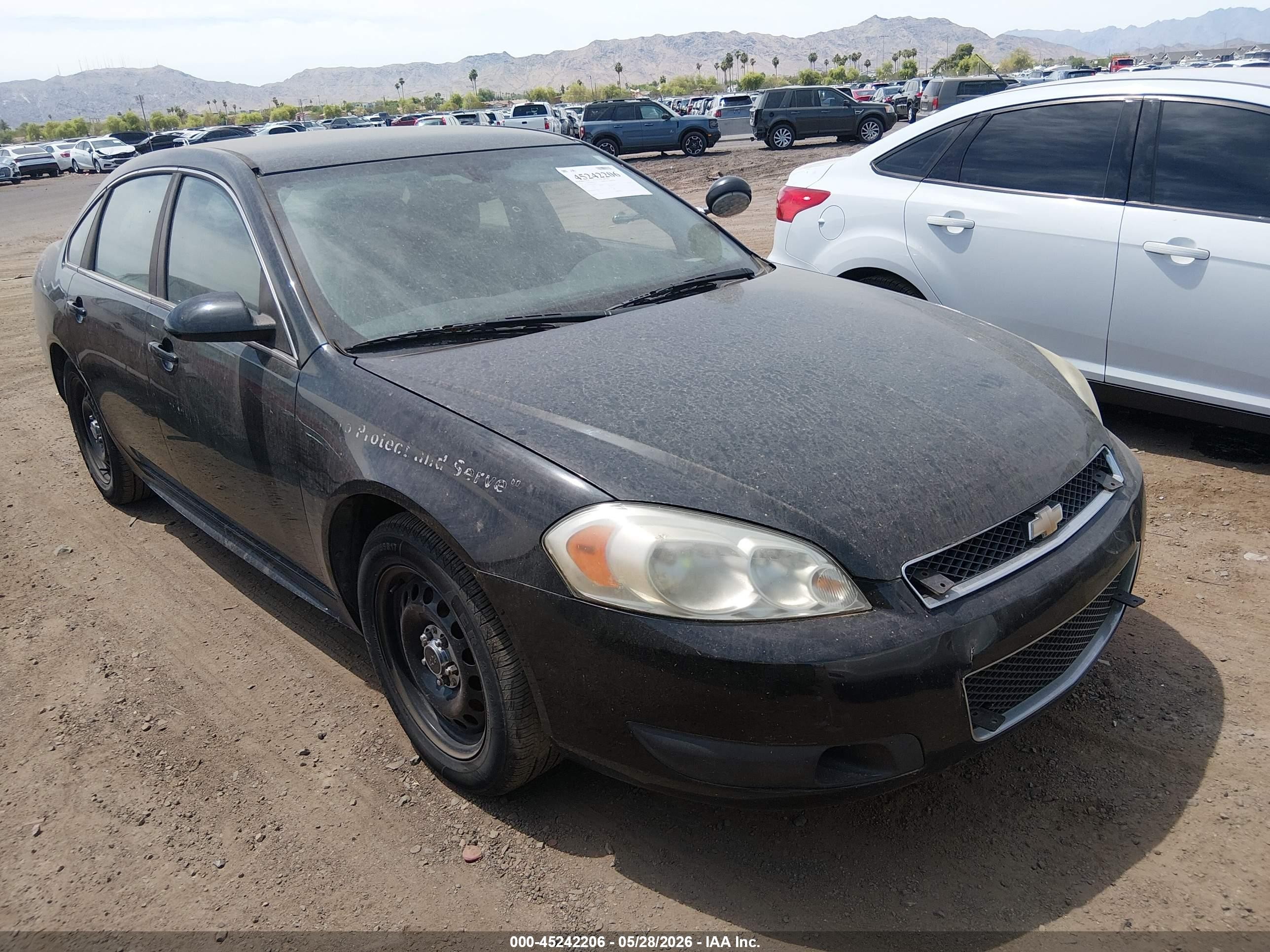 2014 Chevrolet Impala Police Police, VIN 2G1WD5E33E1114755 — Normal wear