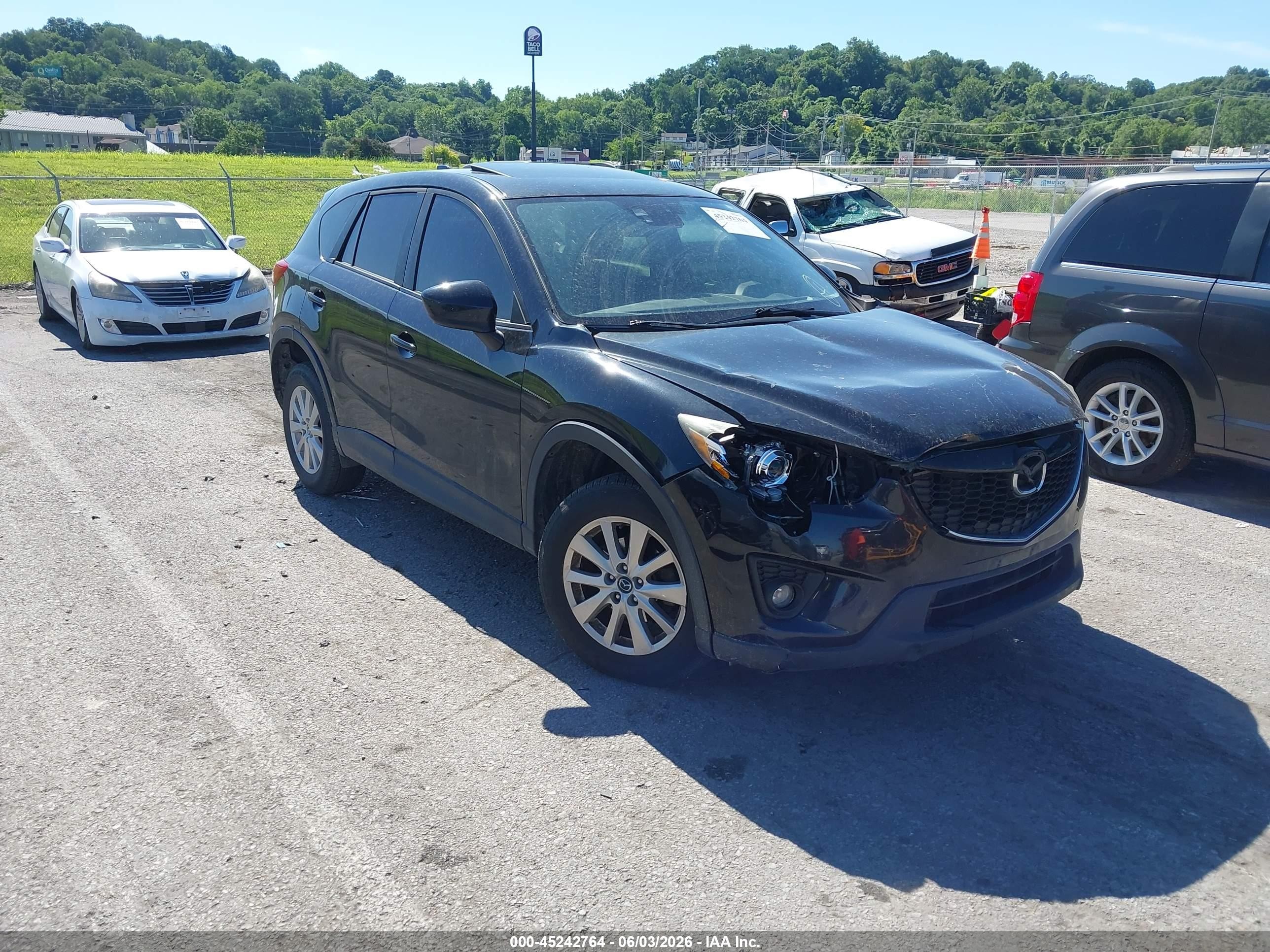 2014 Mazda CX-5 Touring, VIN JM3KE4CY9E0422575 — Front end