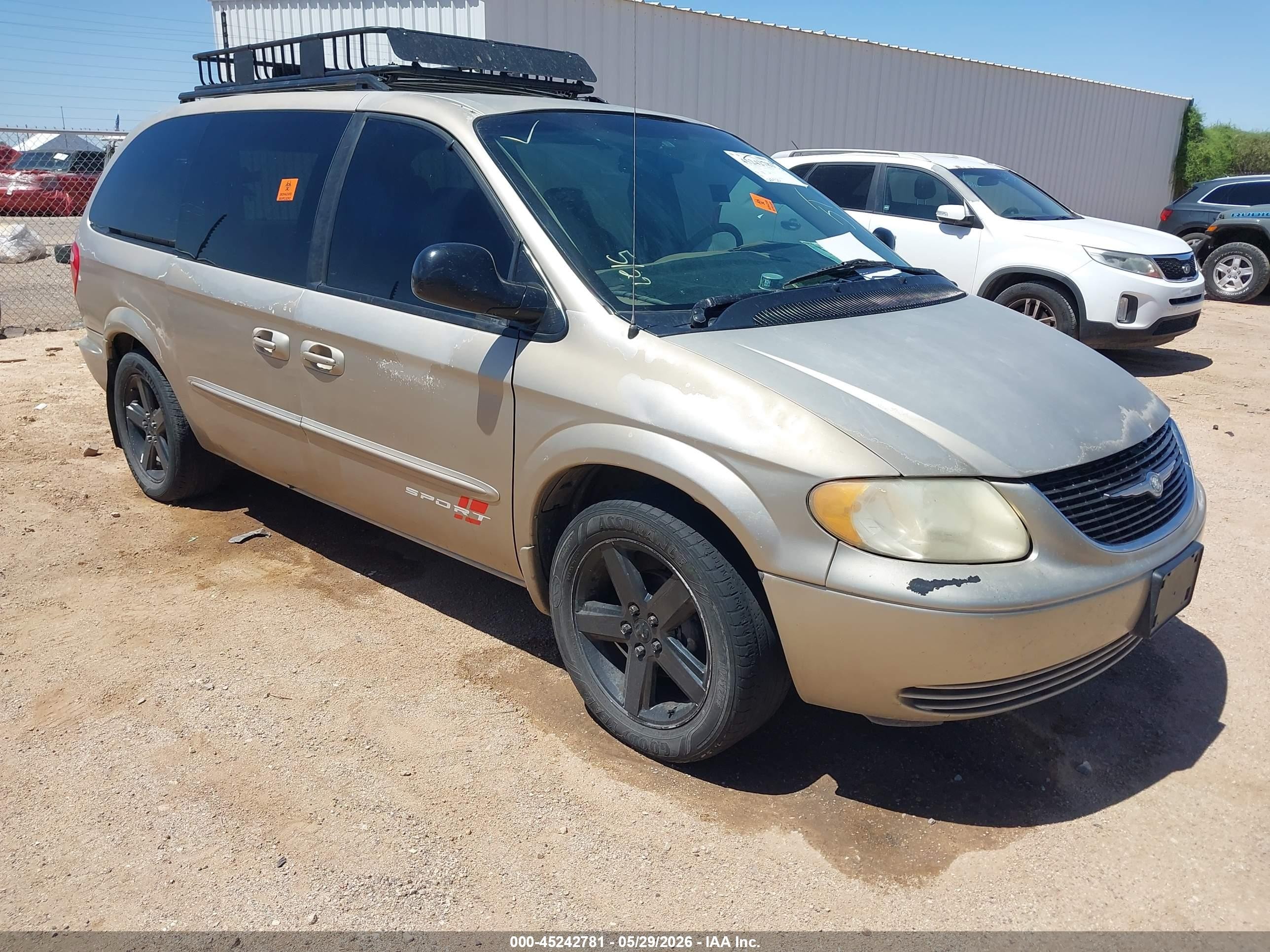 2003 Chrysler Town & Country LX, VIN 2C4GP44313R164986 — Biohazard / chemical