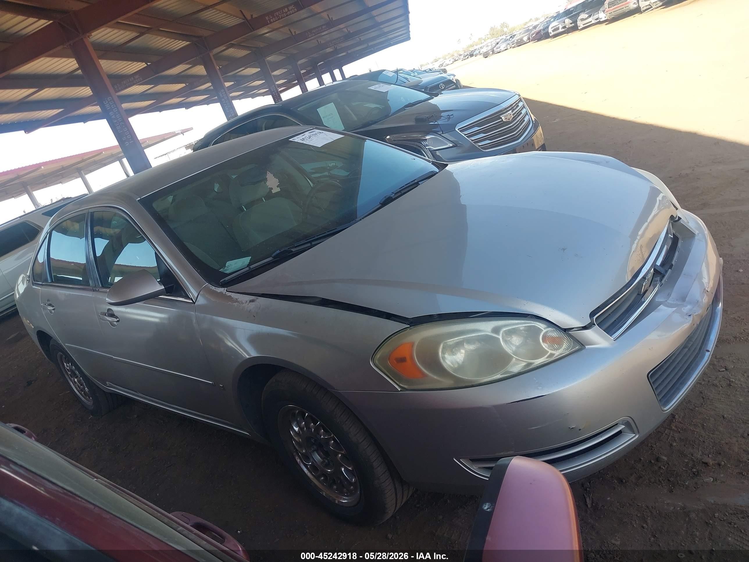 2006 Chevrolet Impala LT 3.5L, VIN 2G1WT58K369417897 — Front end