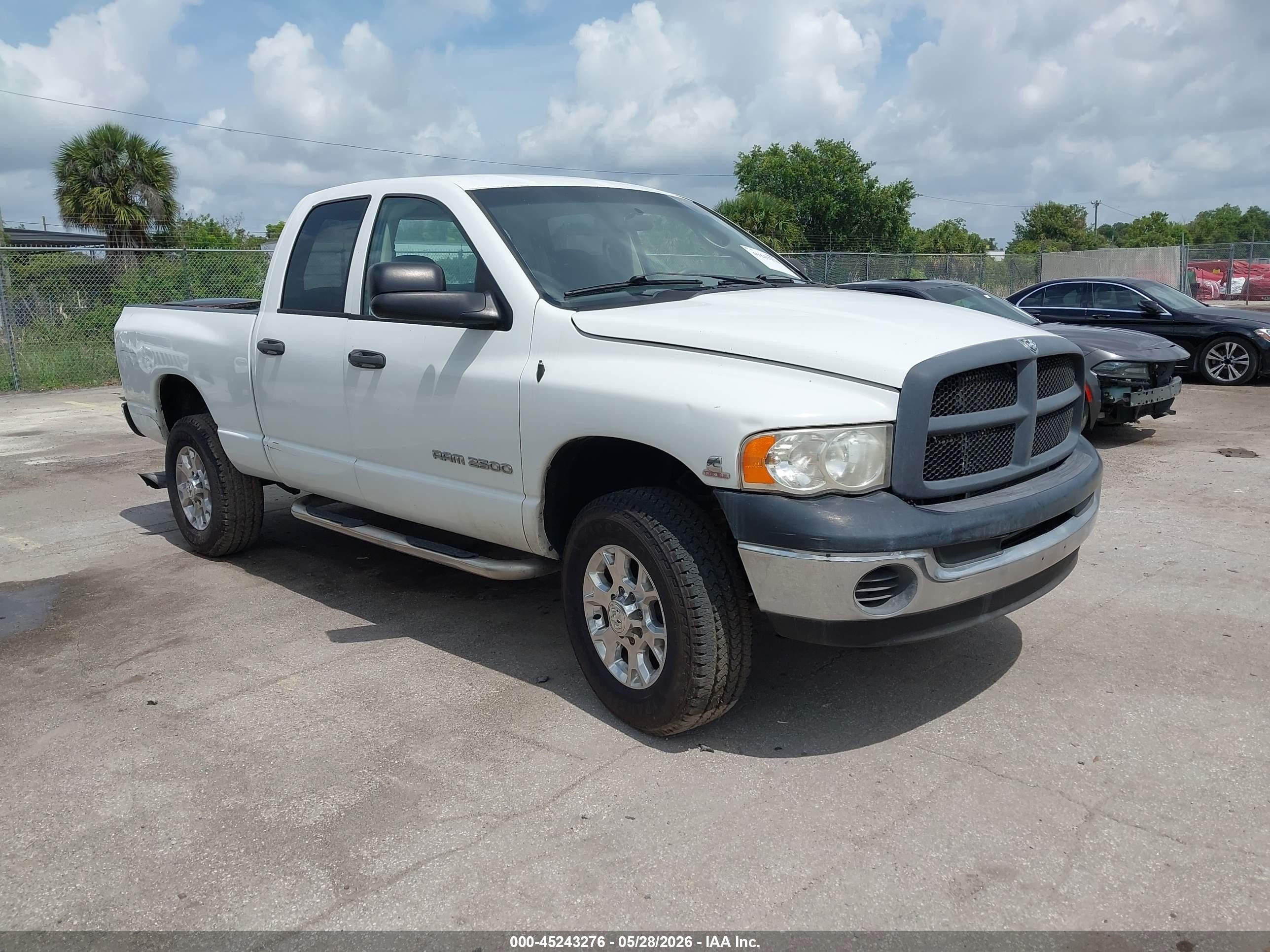 2005 Dodge 2500 SLT, VIN 3D7KS28C85G775894 — Mechanical