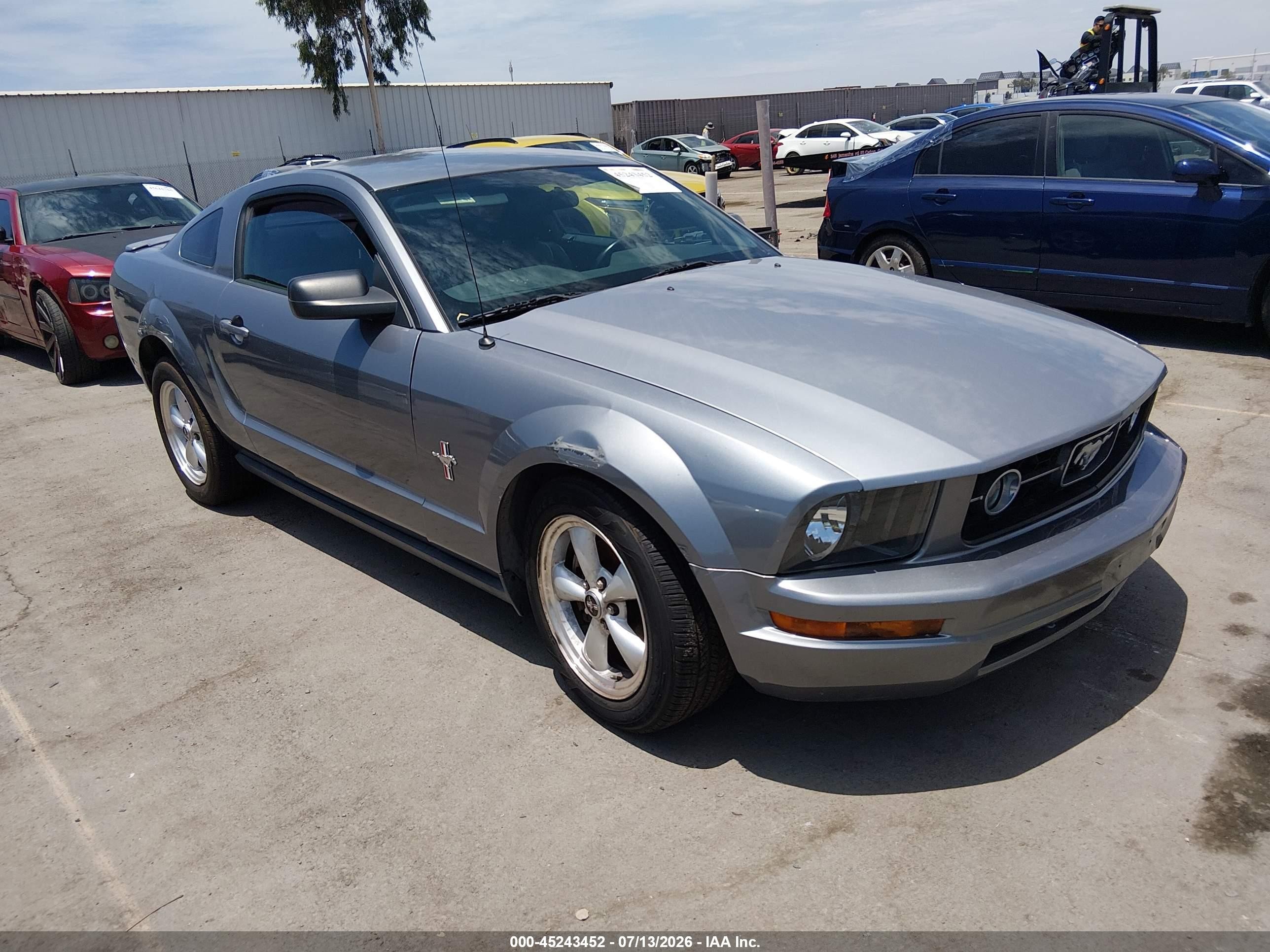 2007 Ford Mustang Deluxe, VIN 1ZVFT80N975218153 — Зад