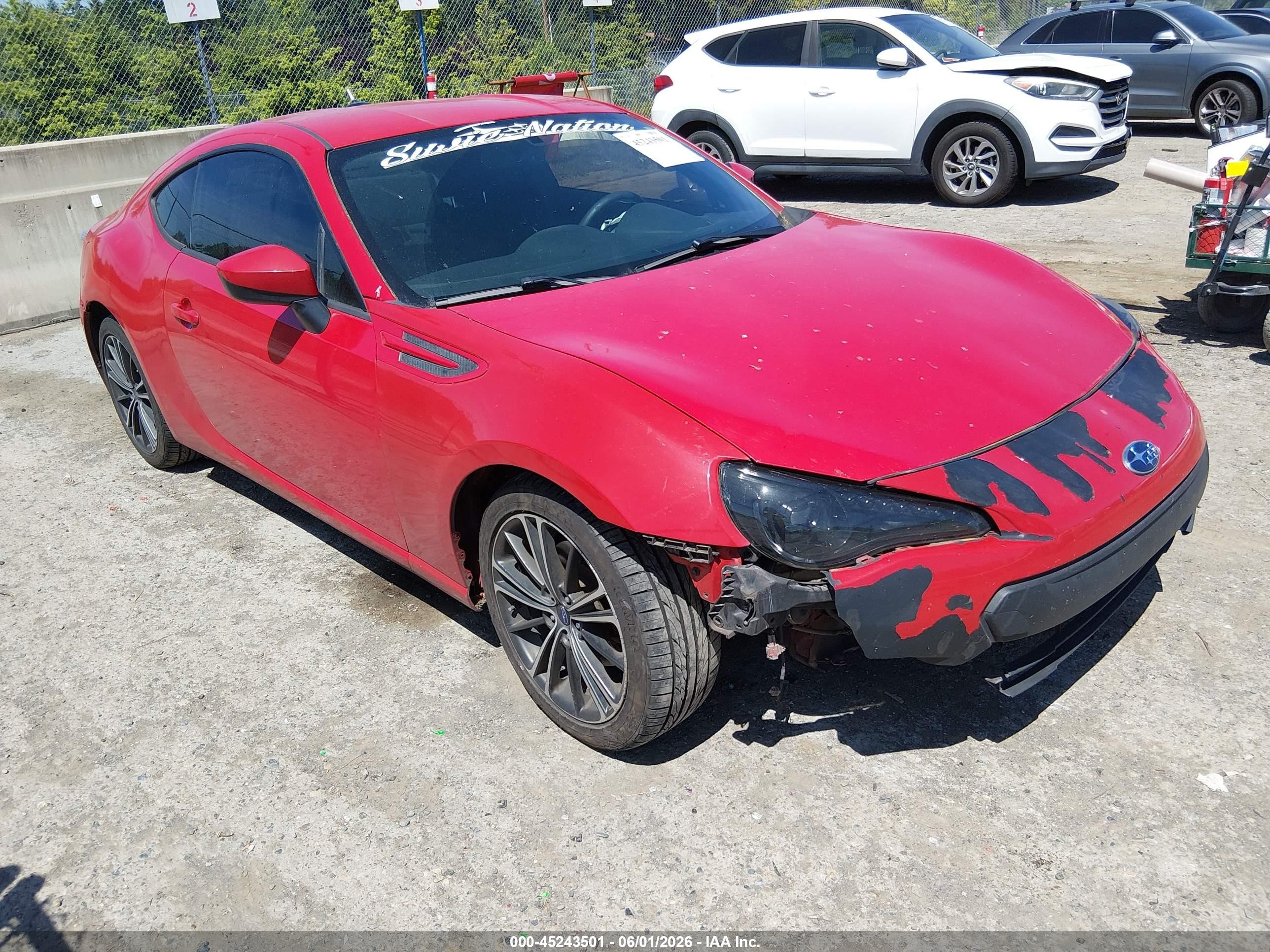 2014 Subaru BRZ Premium, VIN JF1ZCAB15E9602217 — Front end