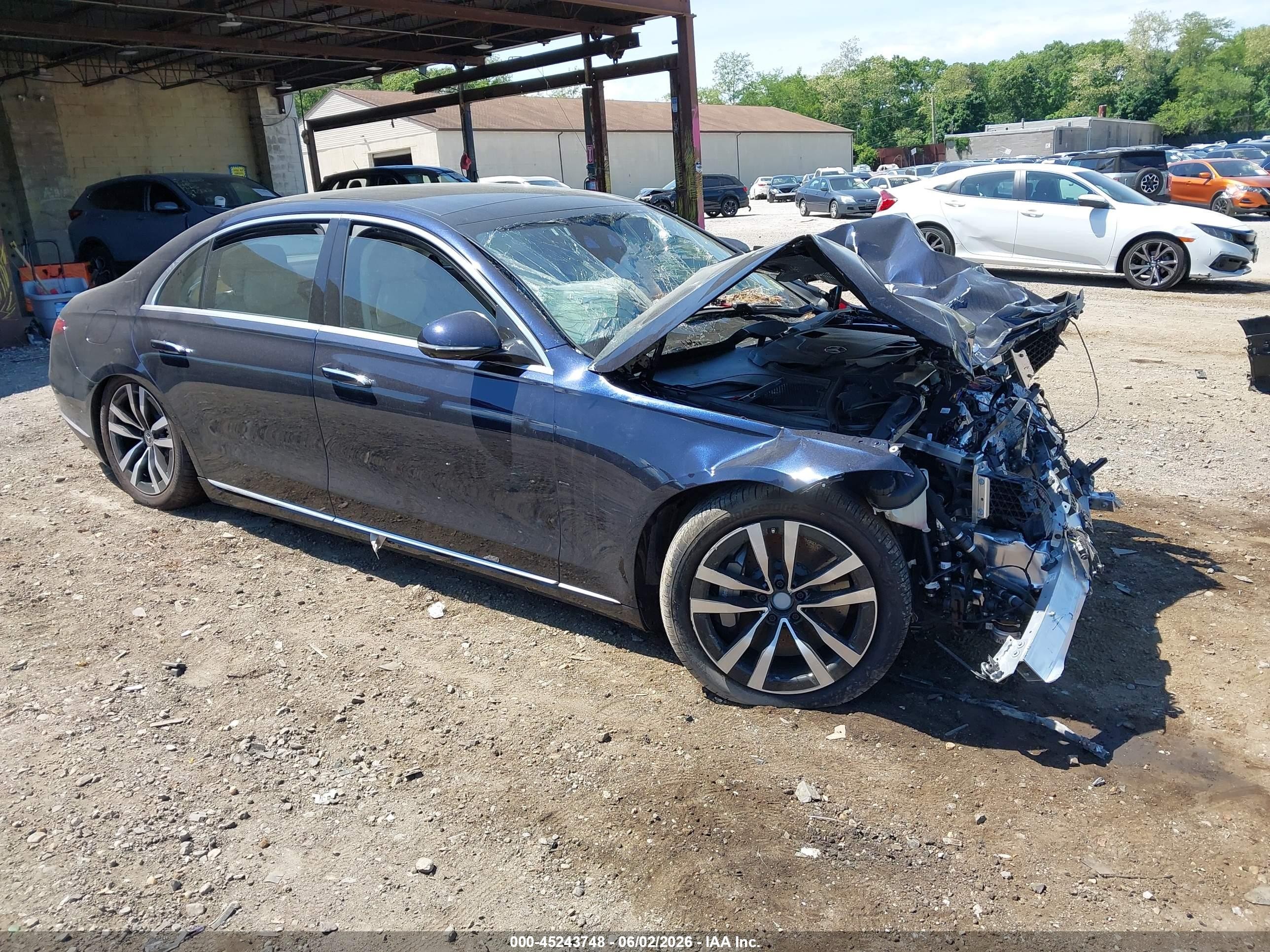2026 Mercedes-Benz S 580, VIN W1K6G7GB3TA351818 — Front end