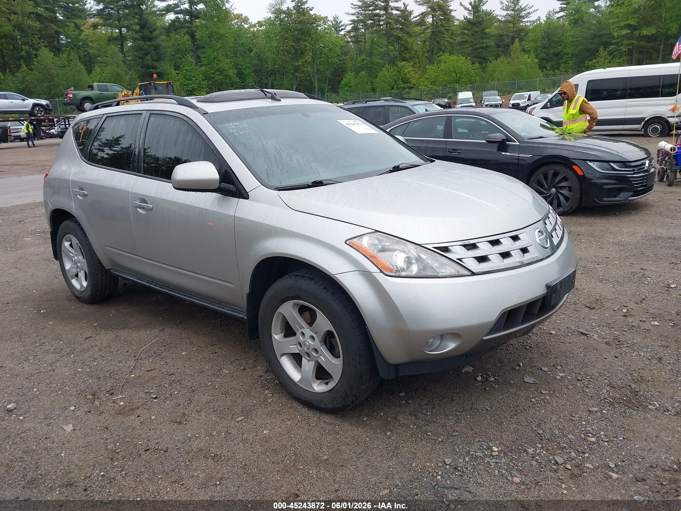 2004 Nissan Murano SL, VIN JN8AZ08W74W307658 — Front end