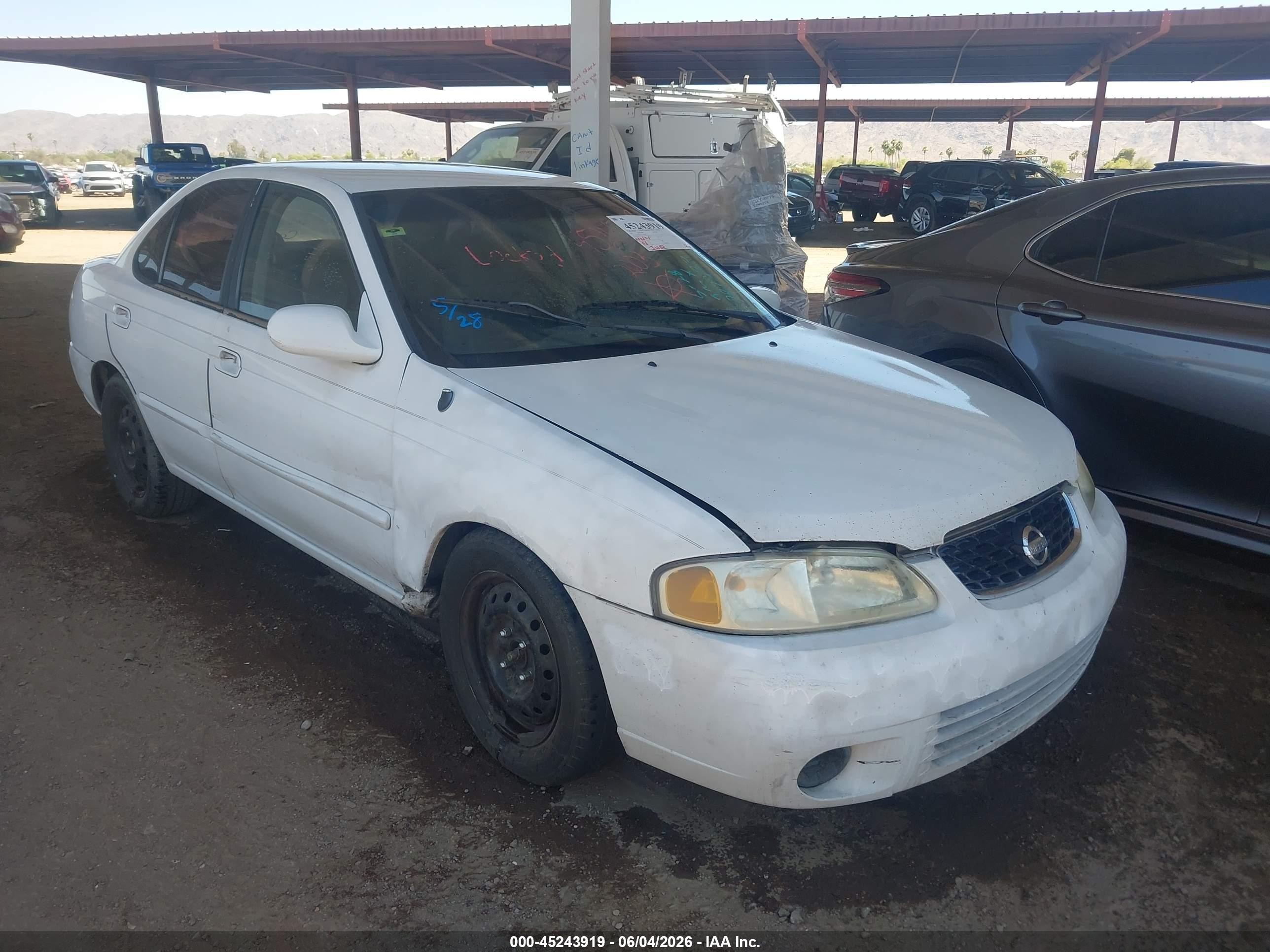 2003 Nissan Sentra XE, VIN 3N1CB51D13L787380 — Normal wear
