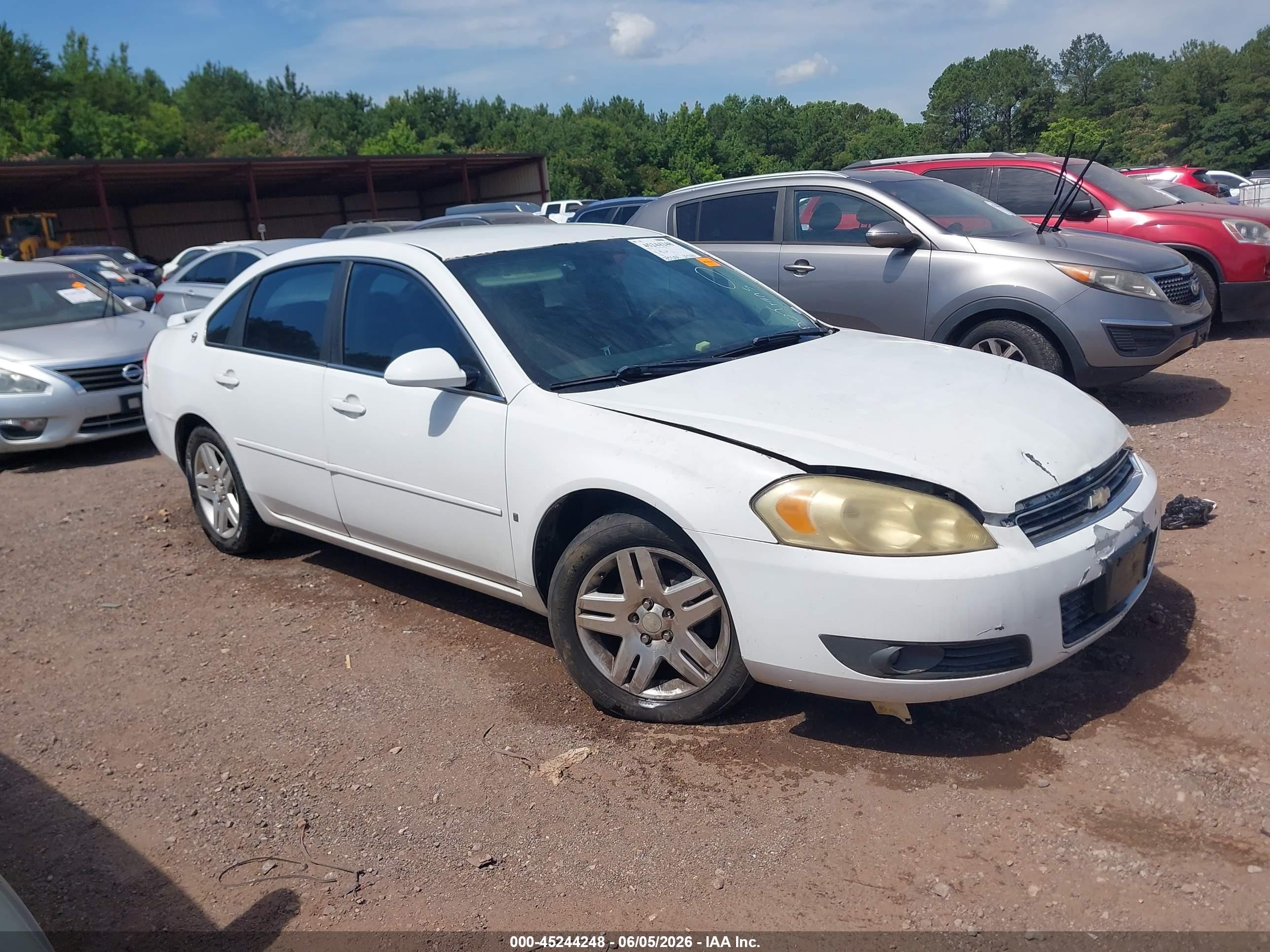 2006 Chevrolet Impala LT 3.9L, VIN 2G1WC581369109541 — Повреждение рамы
