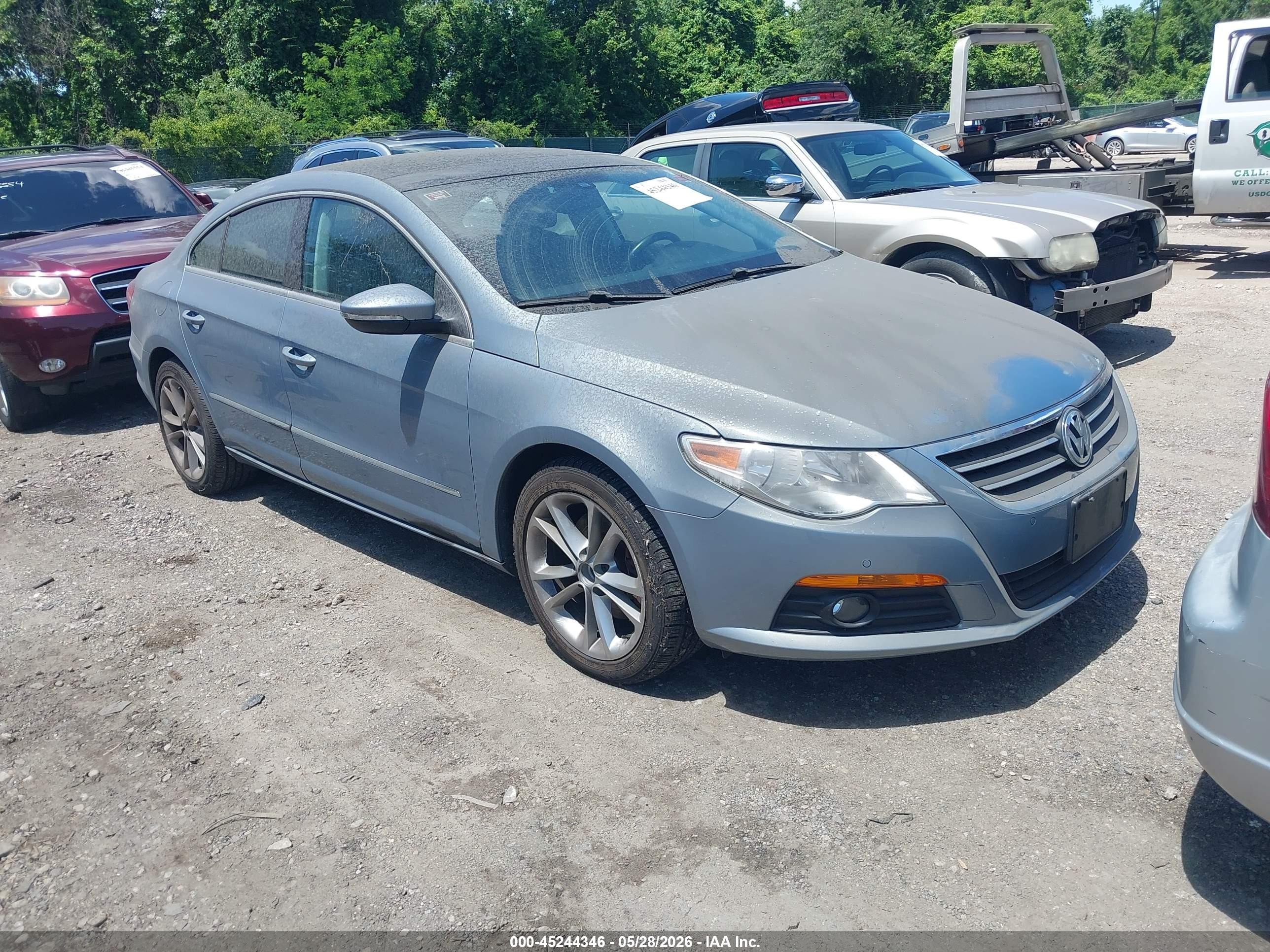 2009 Volkswagen CC Luxury, VIN WVWHL93C59E557569 — Front end