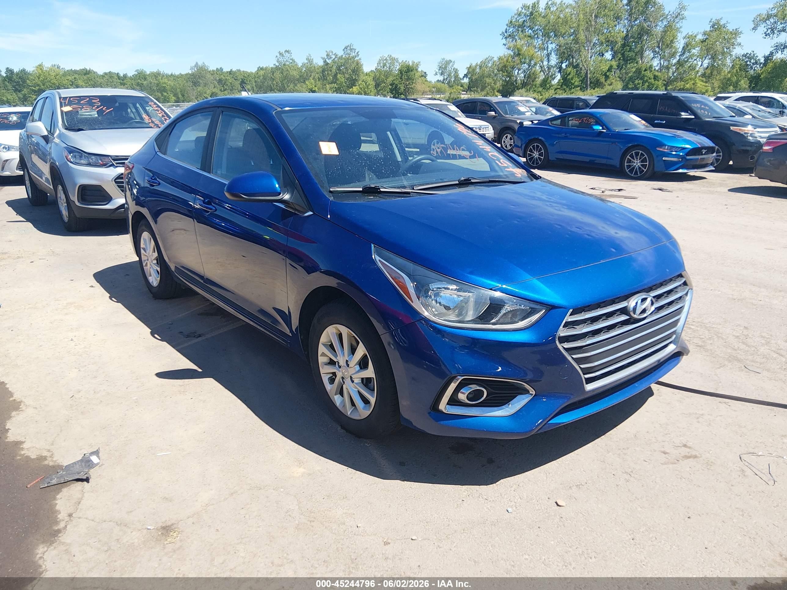 2021 Hyundai Accent SE, VIN 3KPC24A69ME150445 — Hail