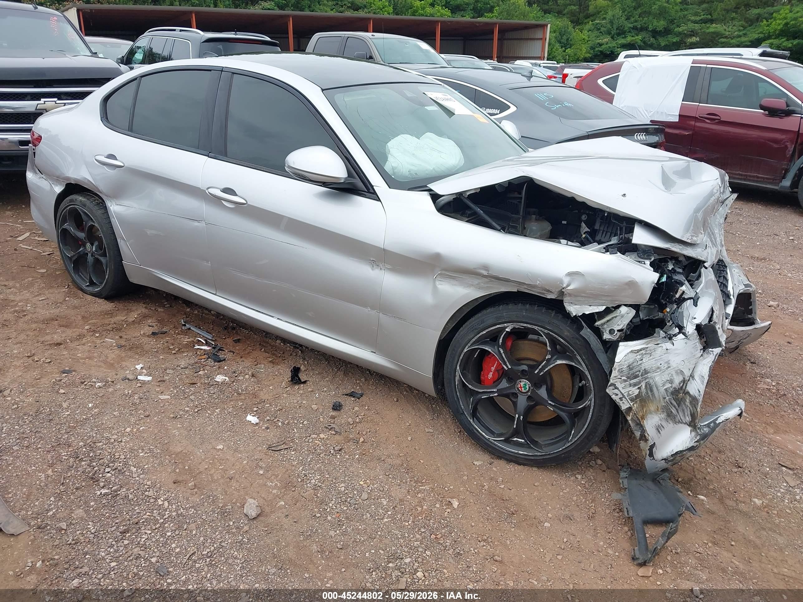 2021 Alfa Romeo Giulia Ti Sport, VIN ZARFANBN1M7643148 — All over