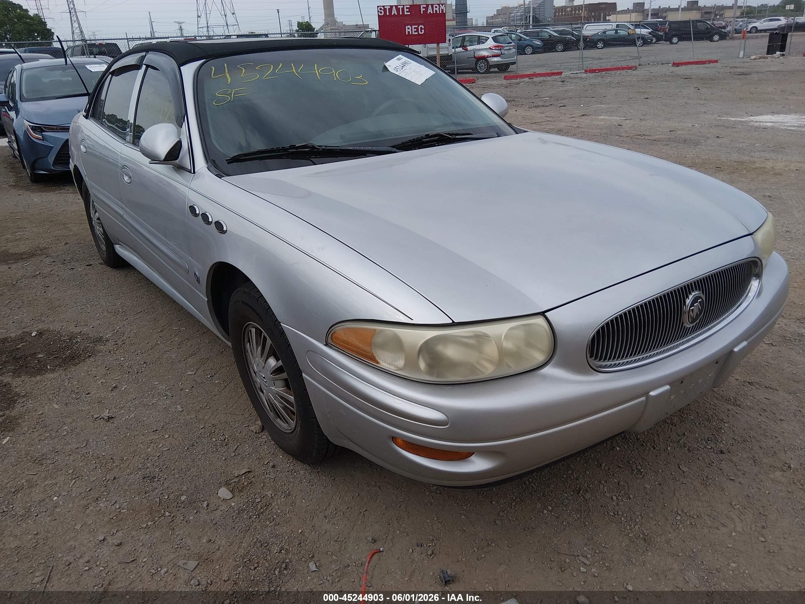 2002 Buick LeSabre Custom, VIN 1G4HP54K22U246949 — Engine fire