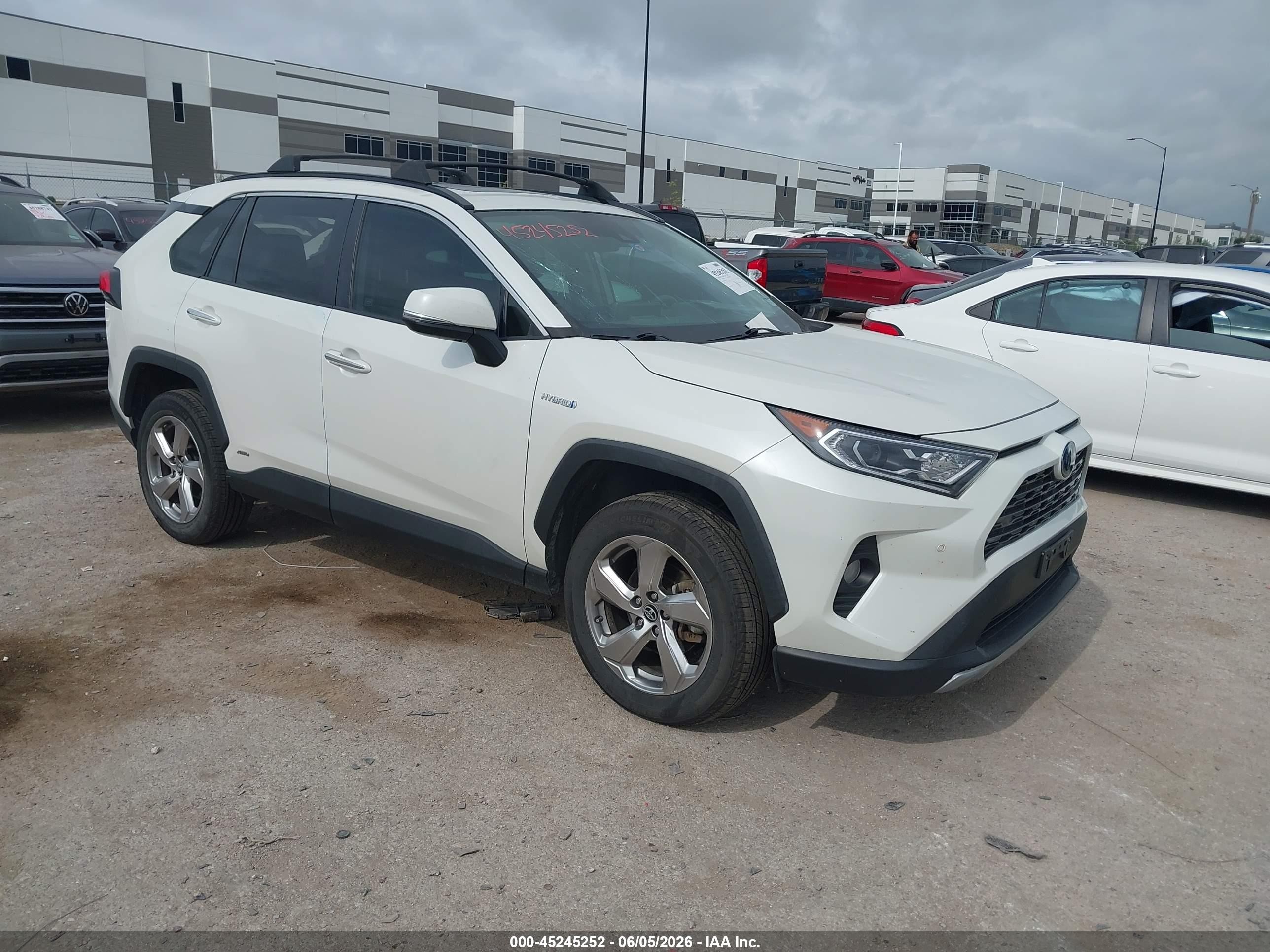 2020 Toyota RAV4 Hybrid Limited, VIN 2T3DWRFV6LW061456 — Hail