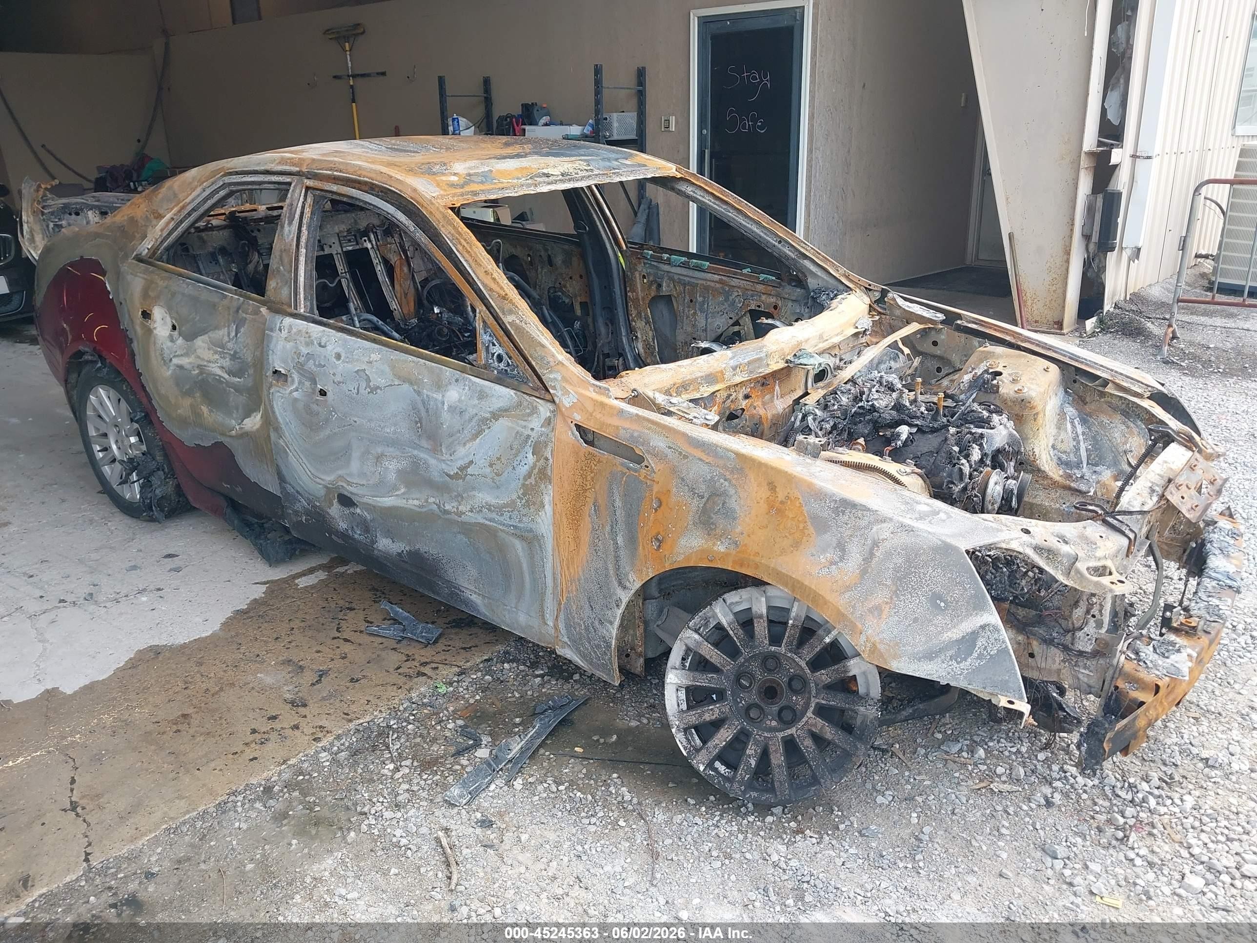 2010 Cadillac CTS, VIN 1G6DA5EG0A0141477 — Burn