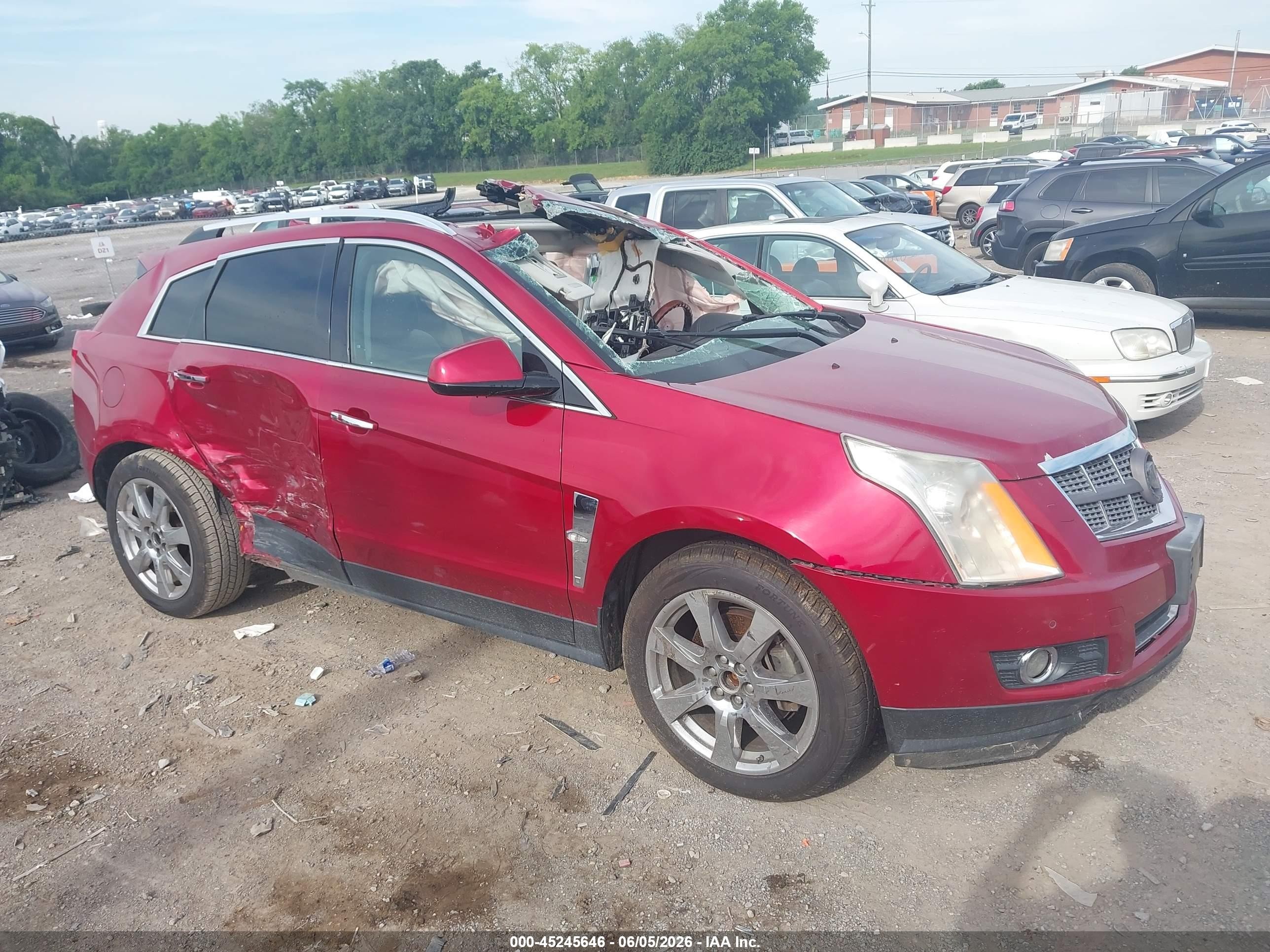 2010 Cadillac SRX Premium Collection, VIN 3GYFNFEY8AS505737 — Опрокидывание