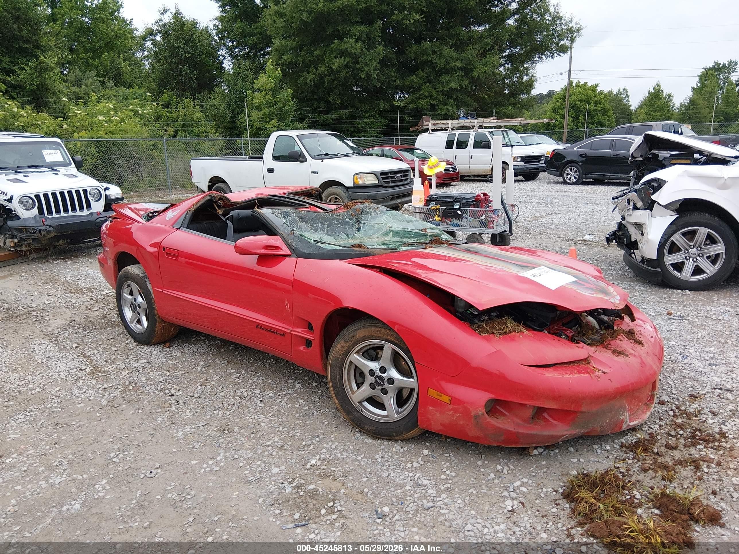 2002 Pontiac Firebird Firebird, VIN 2G2FS22K122147433 — Rollover