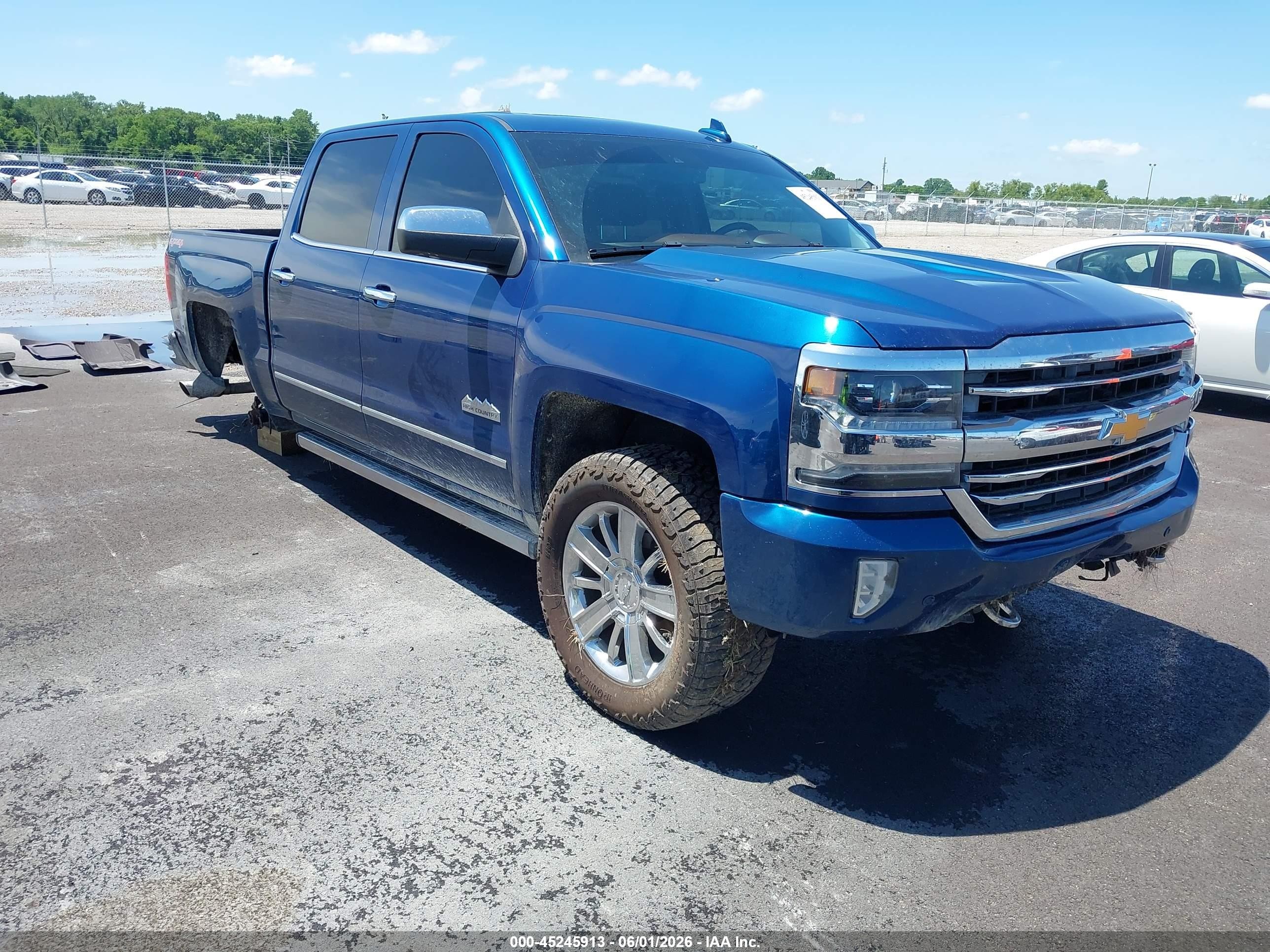 2017 Chevrolet Silverado 1500 High Country, VIN 3GCUKTEC0HG217653 — Rear end