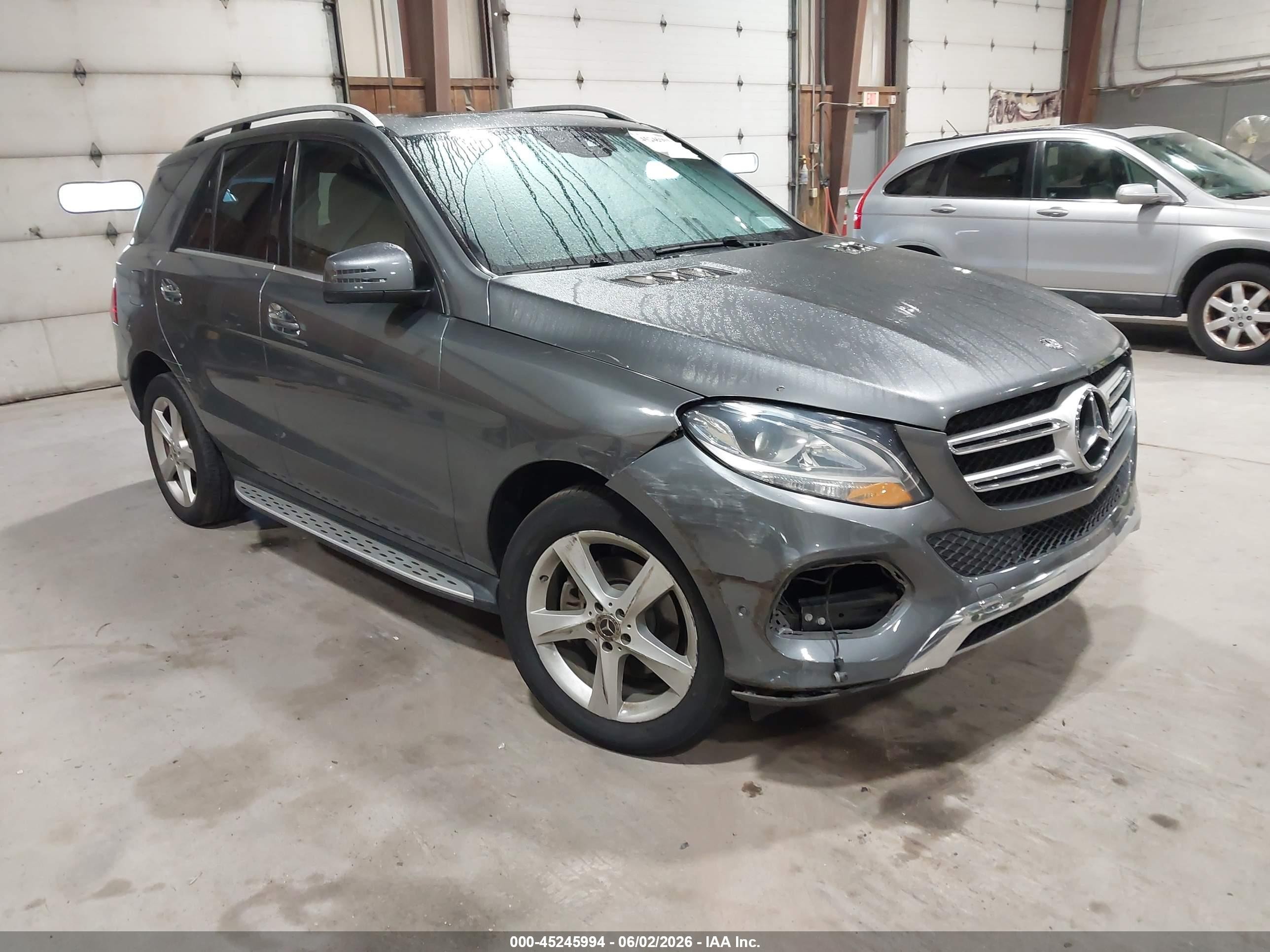 2018 Mercedes-Benz GLE 350, VIN 4JGDA5HB3JB158996 — Side